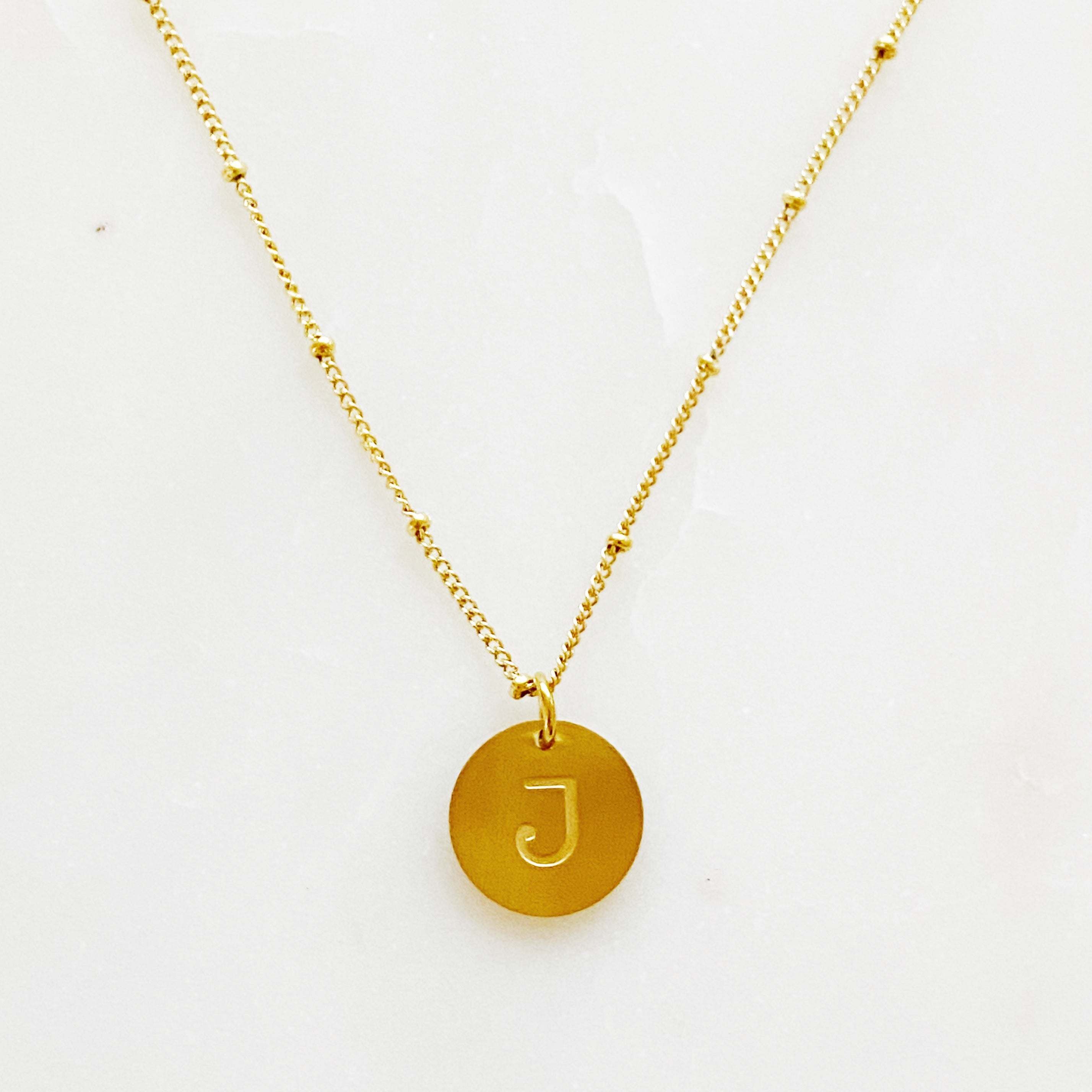 Ellison + Young: Singular Charm Initial Necklace