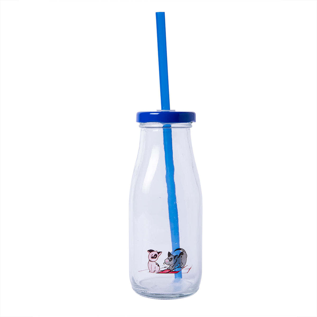 Biggdesign Dogs Lemonade Glass Bottle