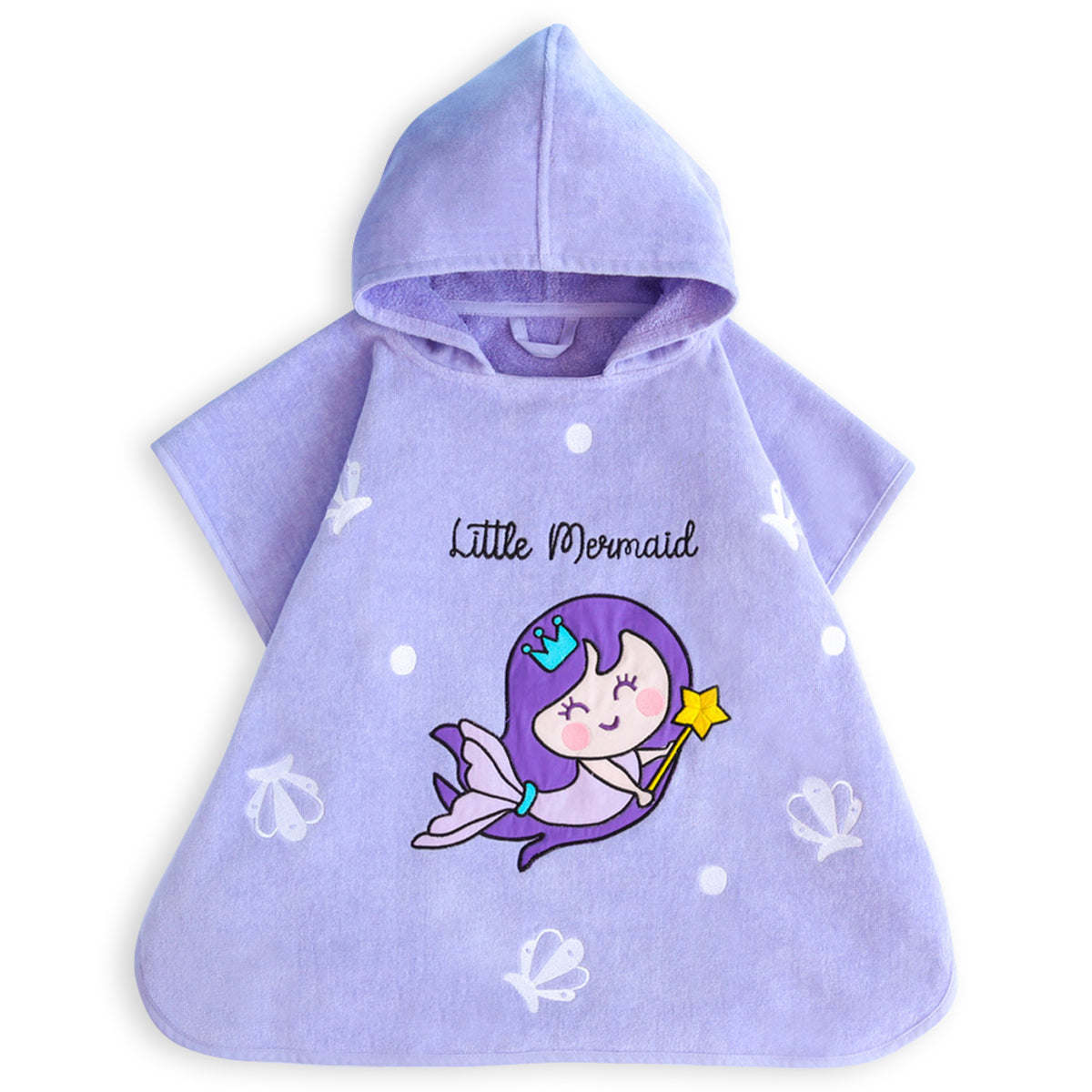 Milk&Moo Kids Poncho Little Mermaid