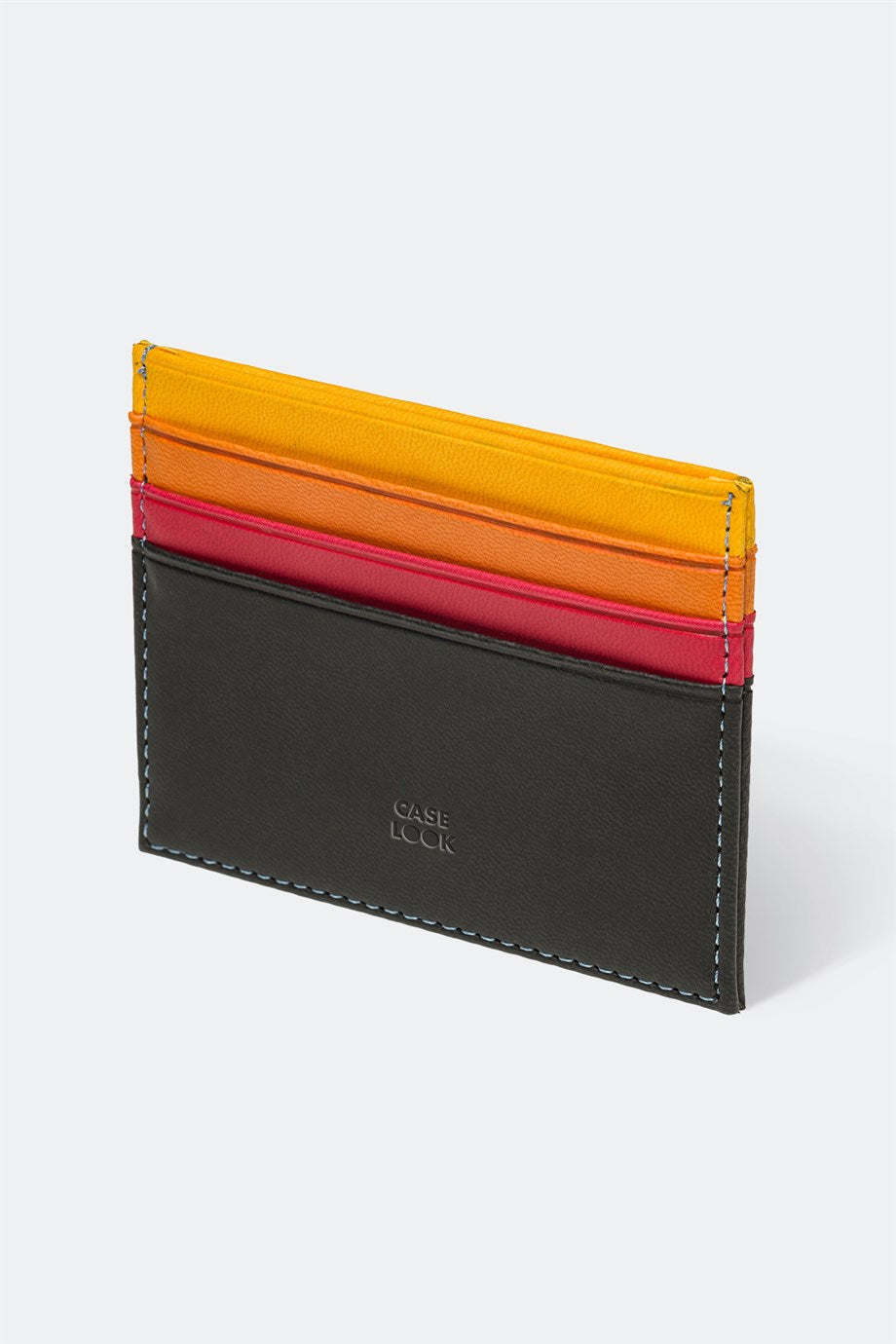 Case Look Men's Black Color Card Holder Frank 01