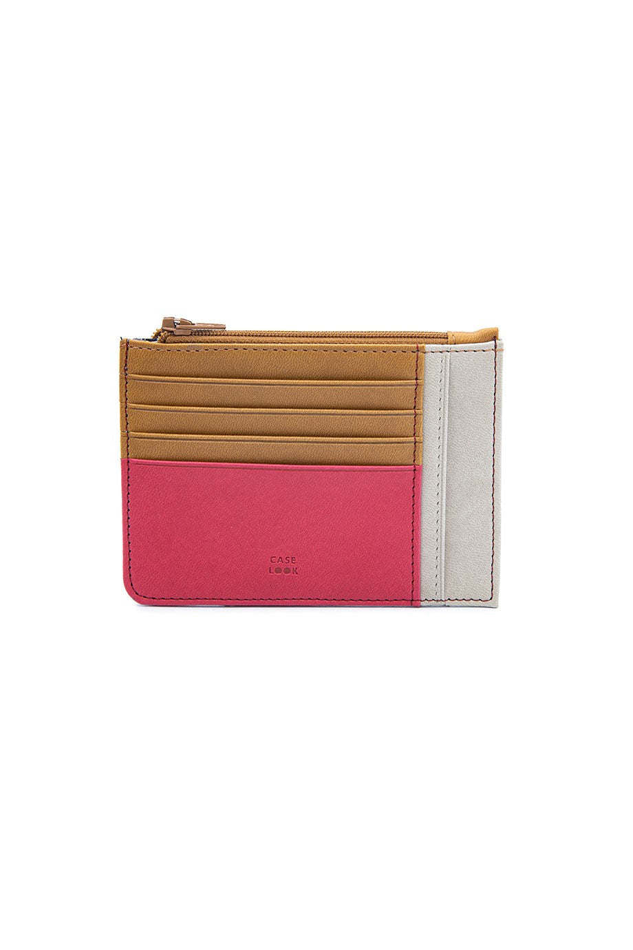 Case Look Men's Colorful Zippered Card Holder Irvin 02