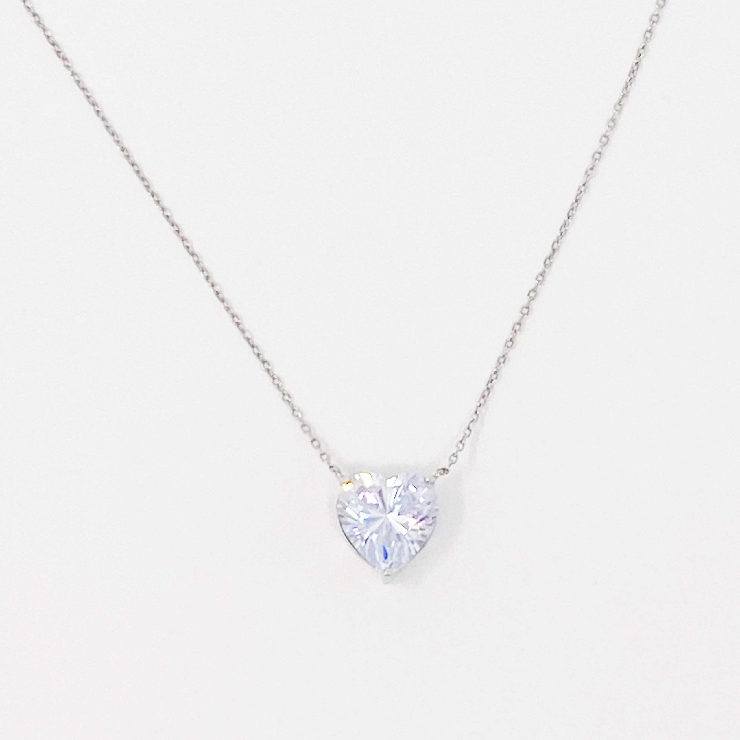 Absolute Beauty Sterling Silver Heart Necklace