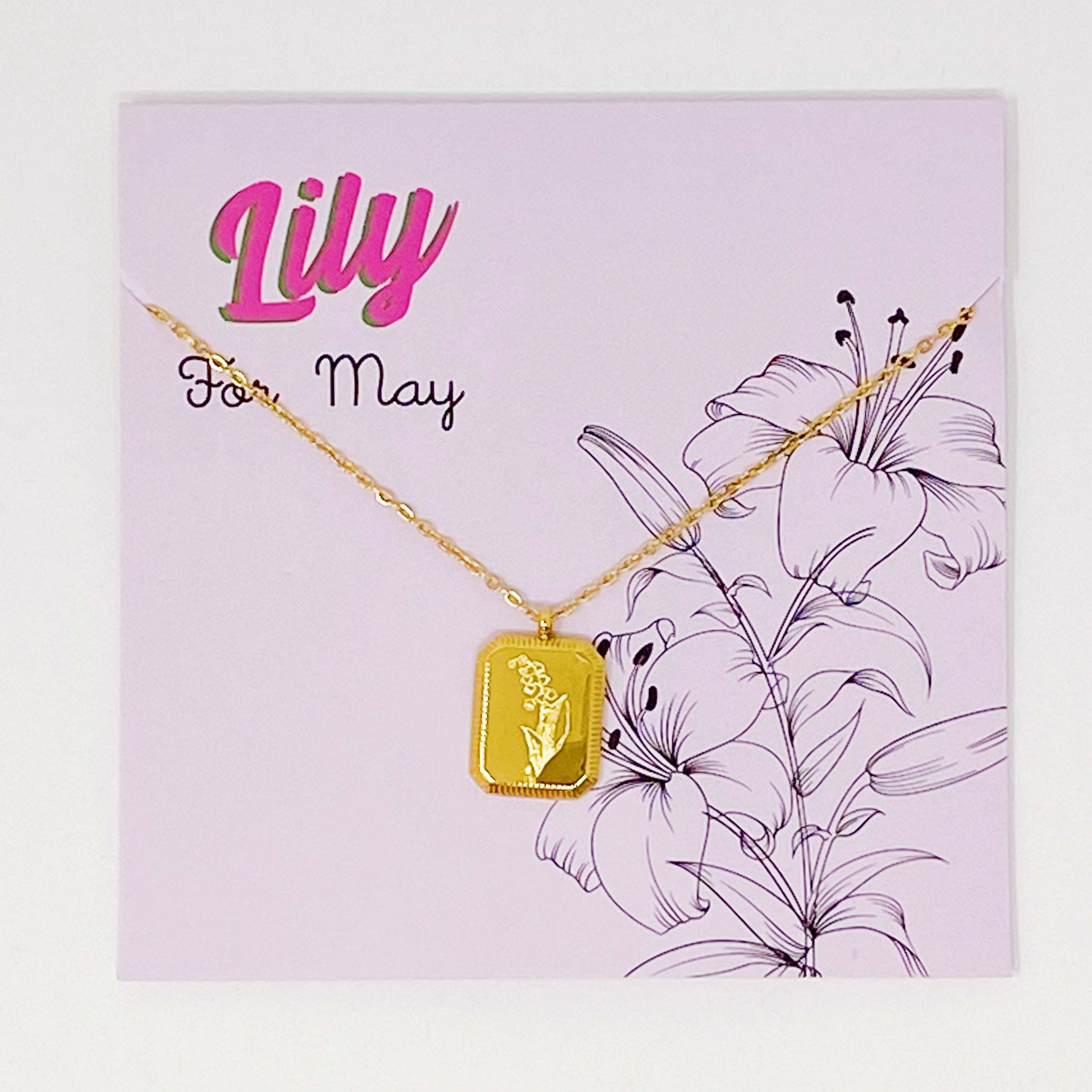 Blooming Birth Month Necklace