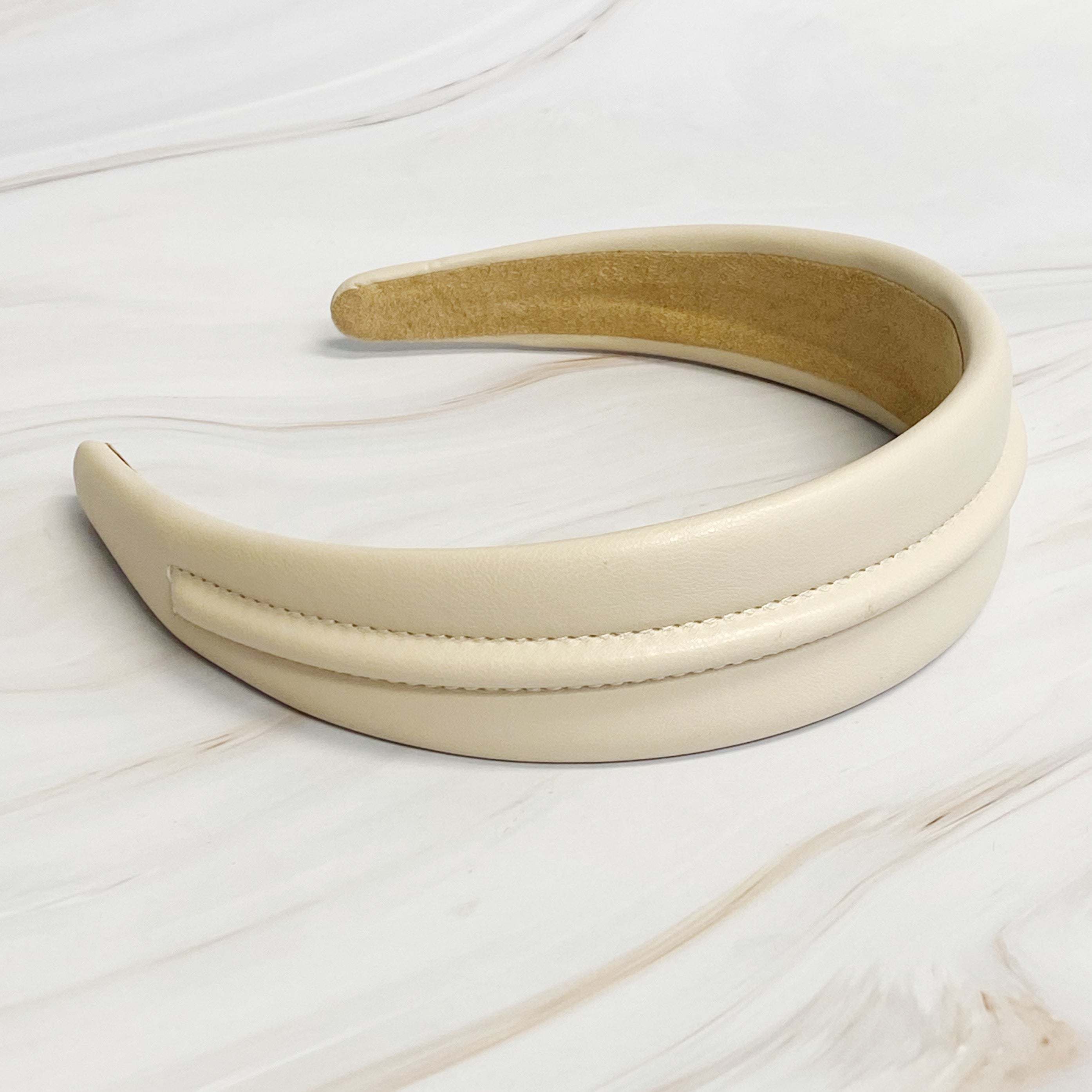 Classy Vegan Leather Headband