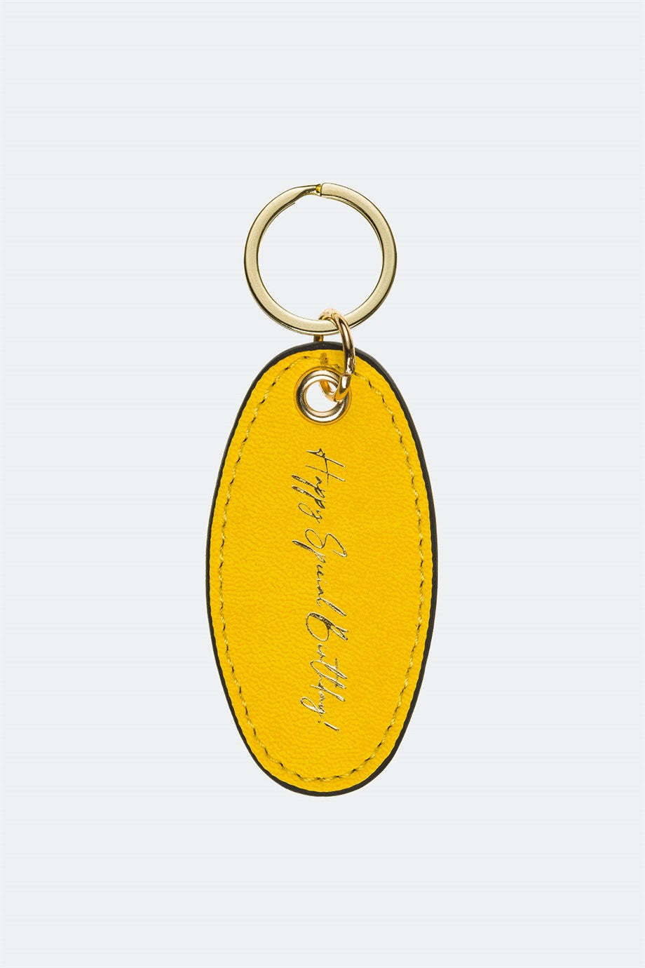 Case Look Yellow Metal Keychain 01