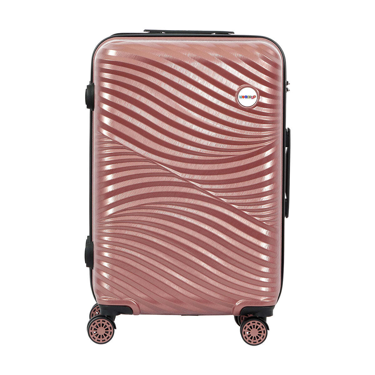 Biggdesign Moods Up Carry On Luggage, Rosegold, 20-Inch