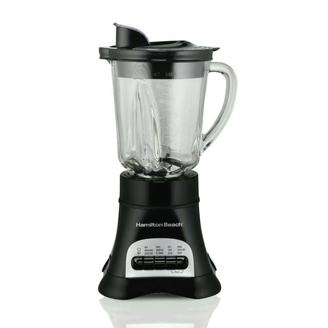 Wave Crusher Multi-Function Blender, 40 oz Glass Jar, Black