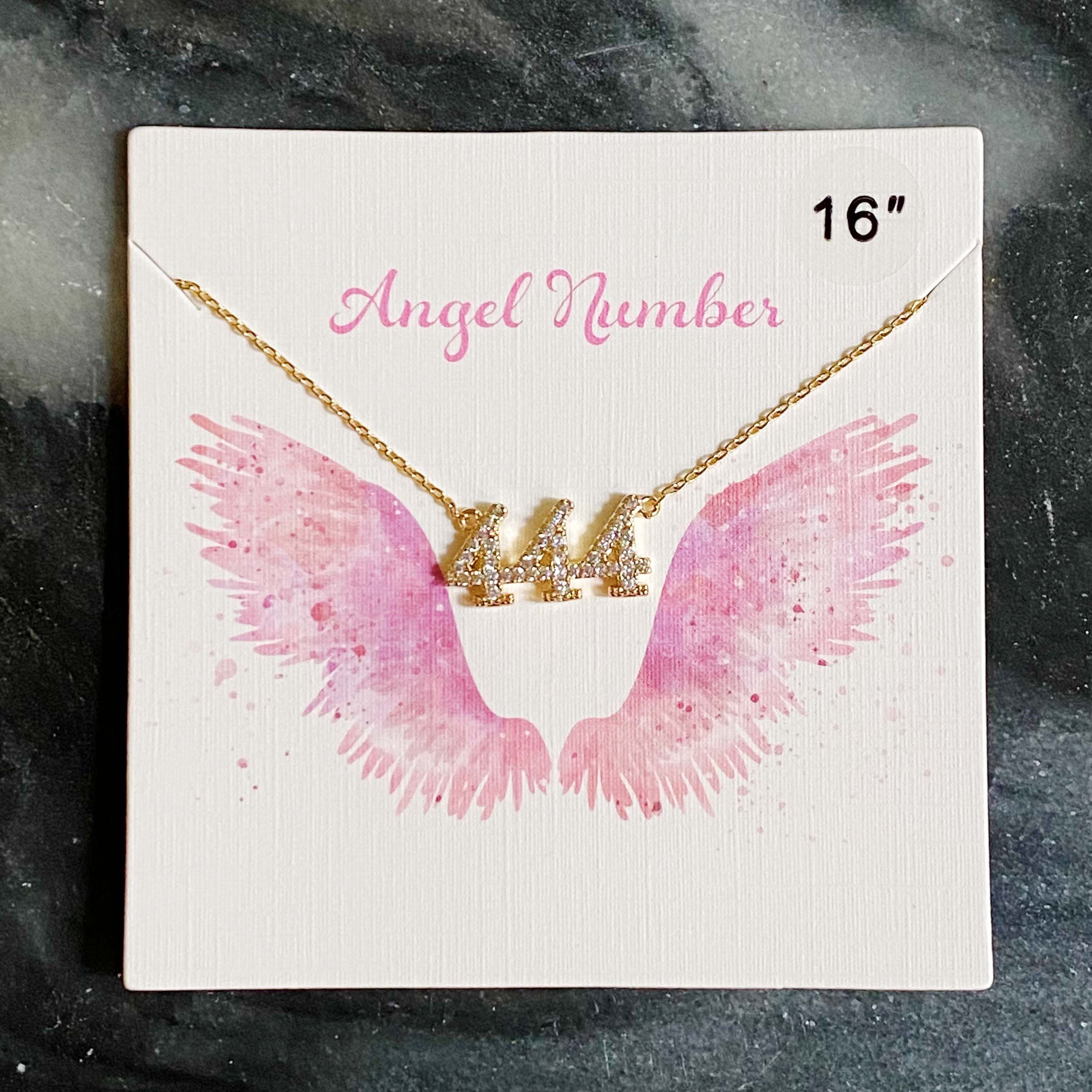 Dainty Angel Number Necklace