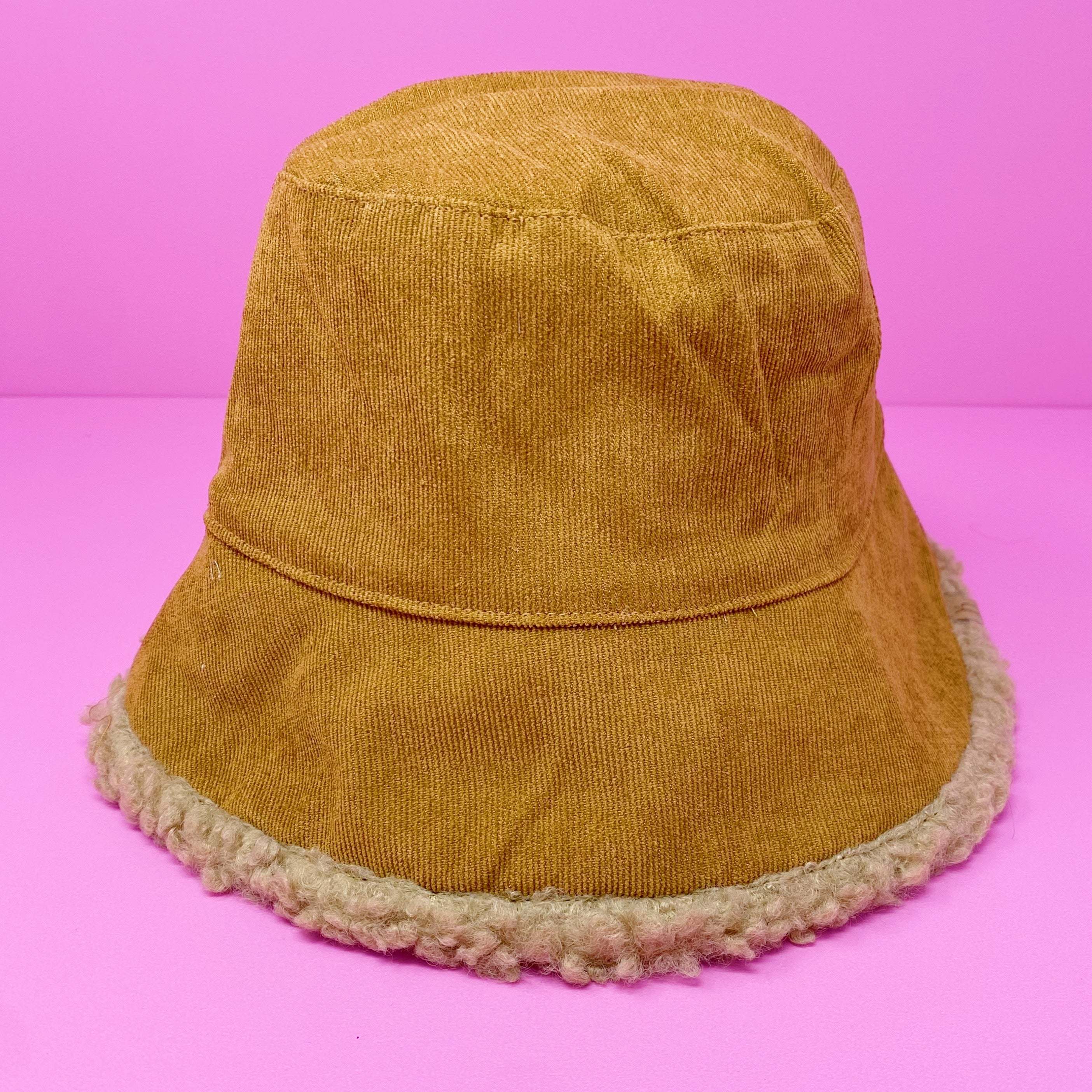 Corduroy Reversible Bucket Hat