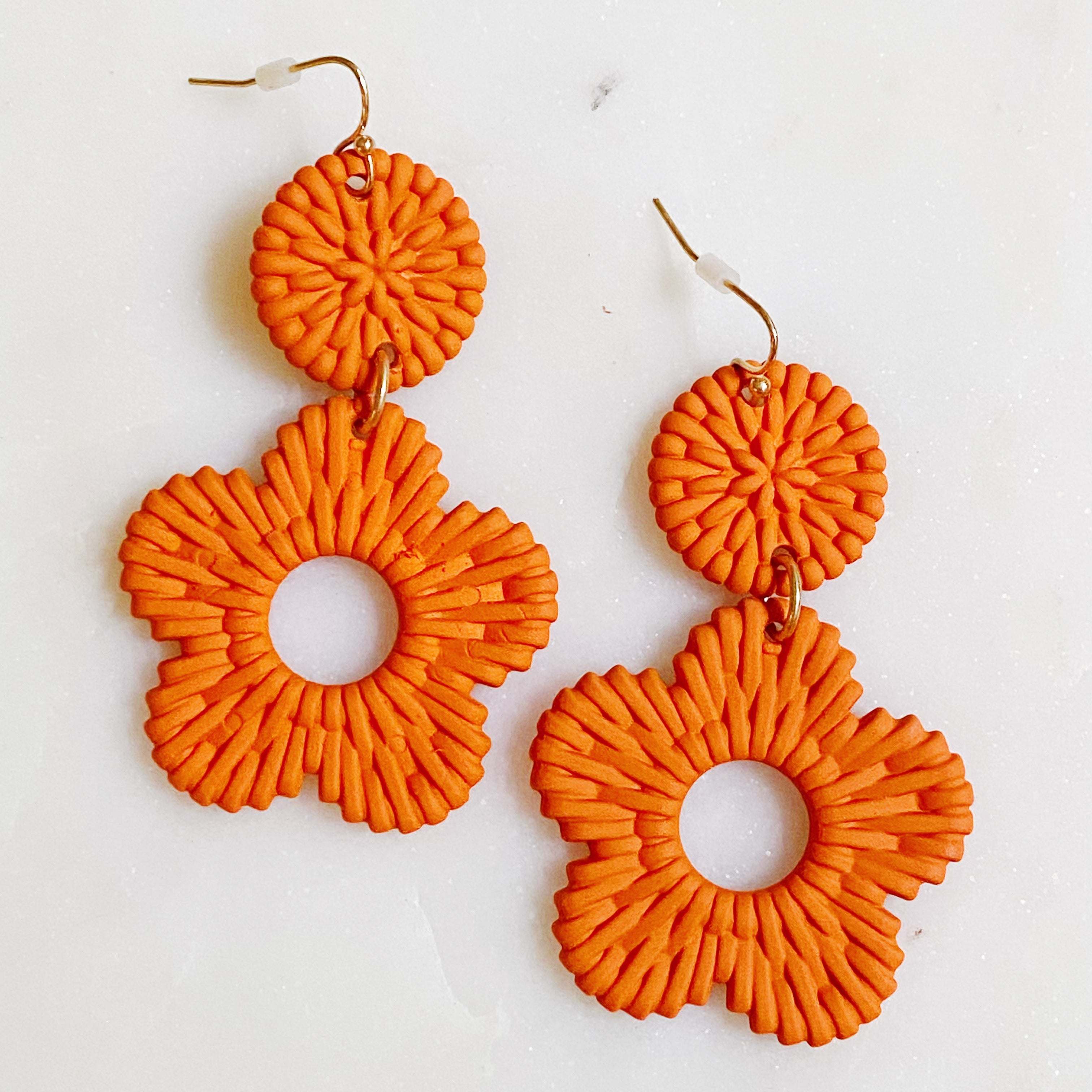 Daisy Drop Game Day Earrings