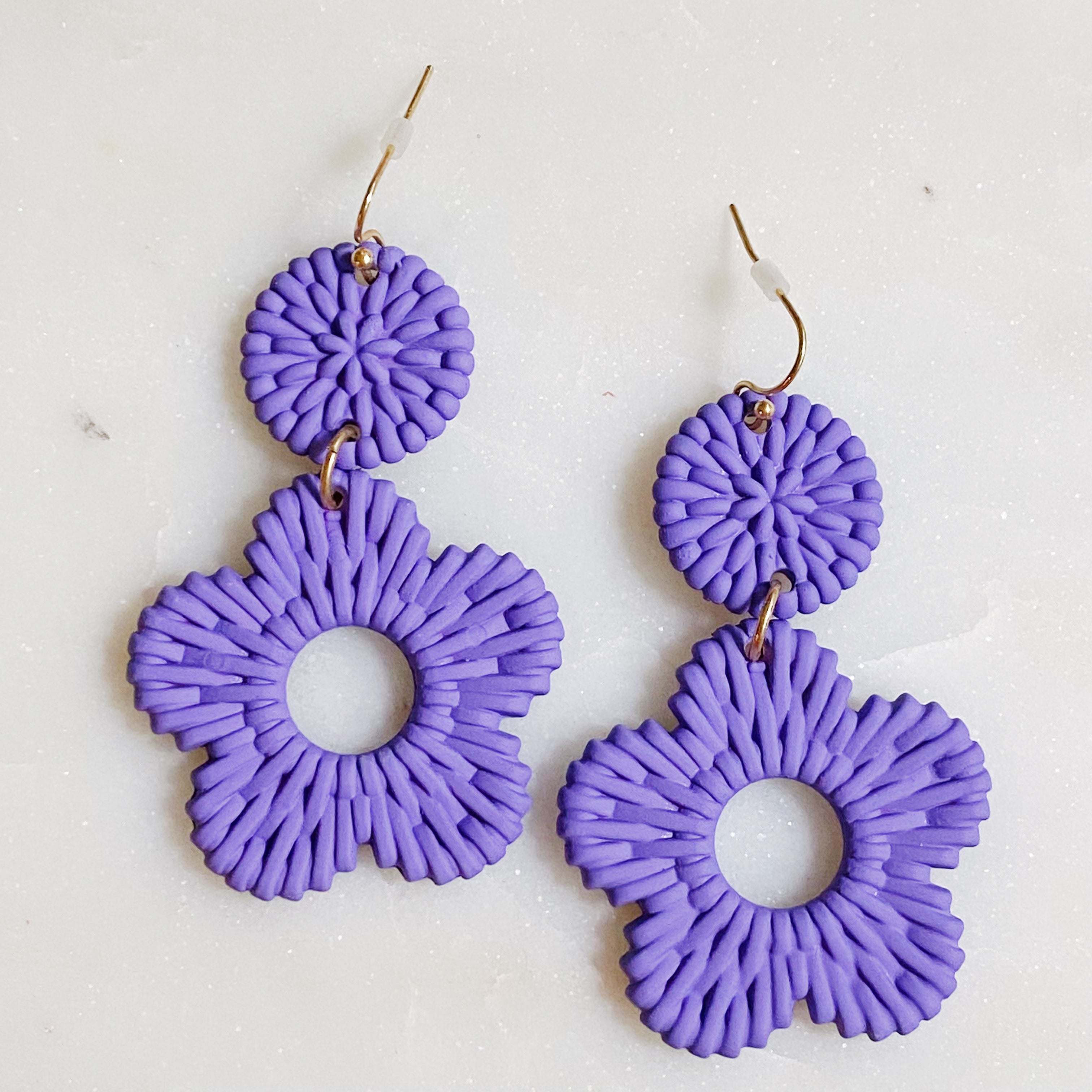 Daisy Drop Game Day Earrings