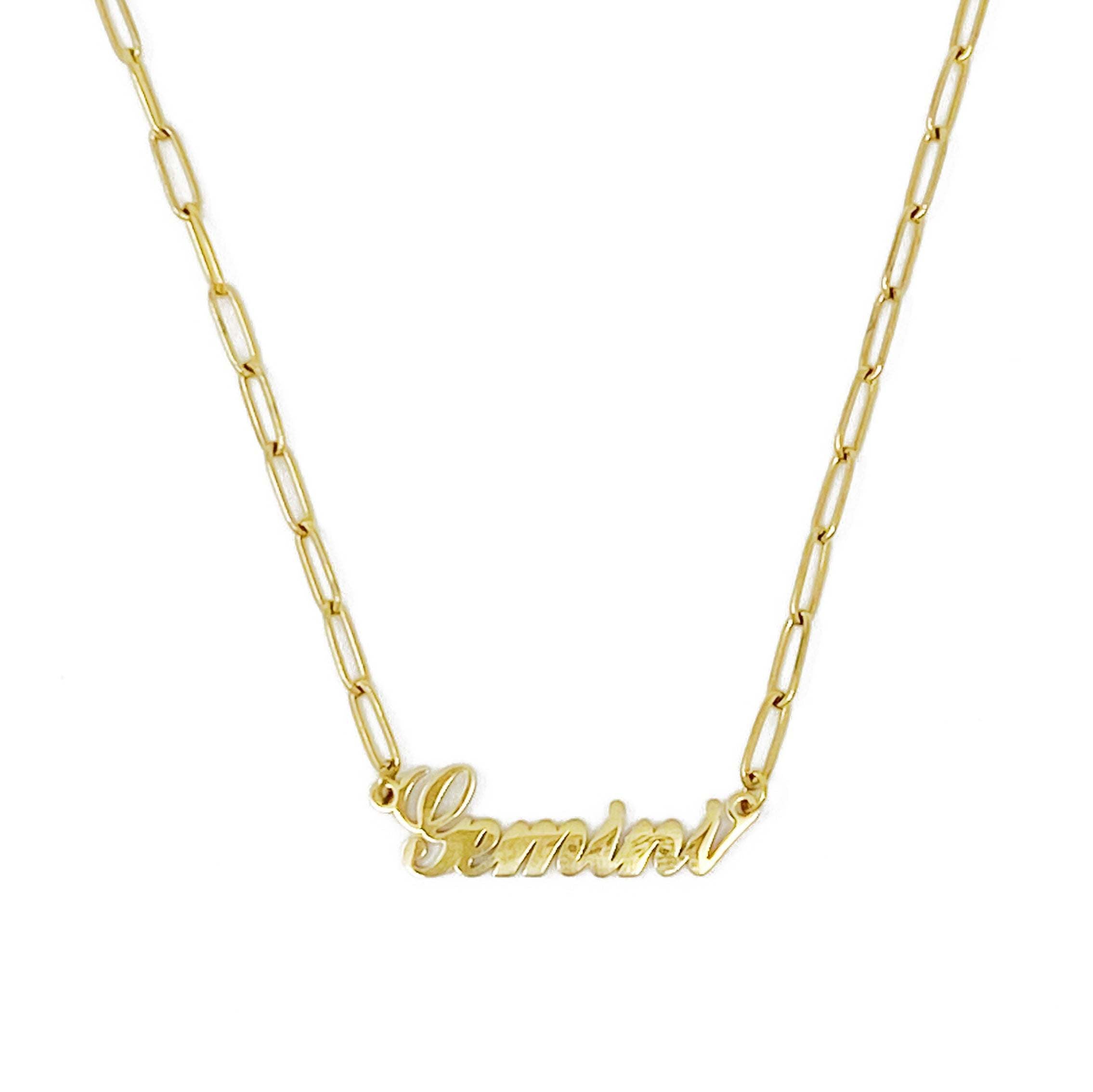 Annie Zodiac Chain Necklace