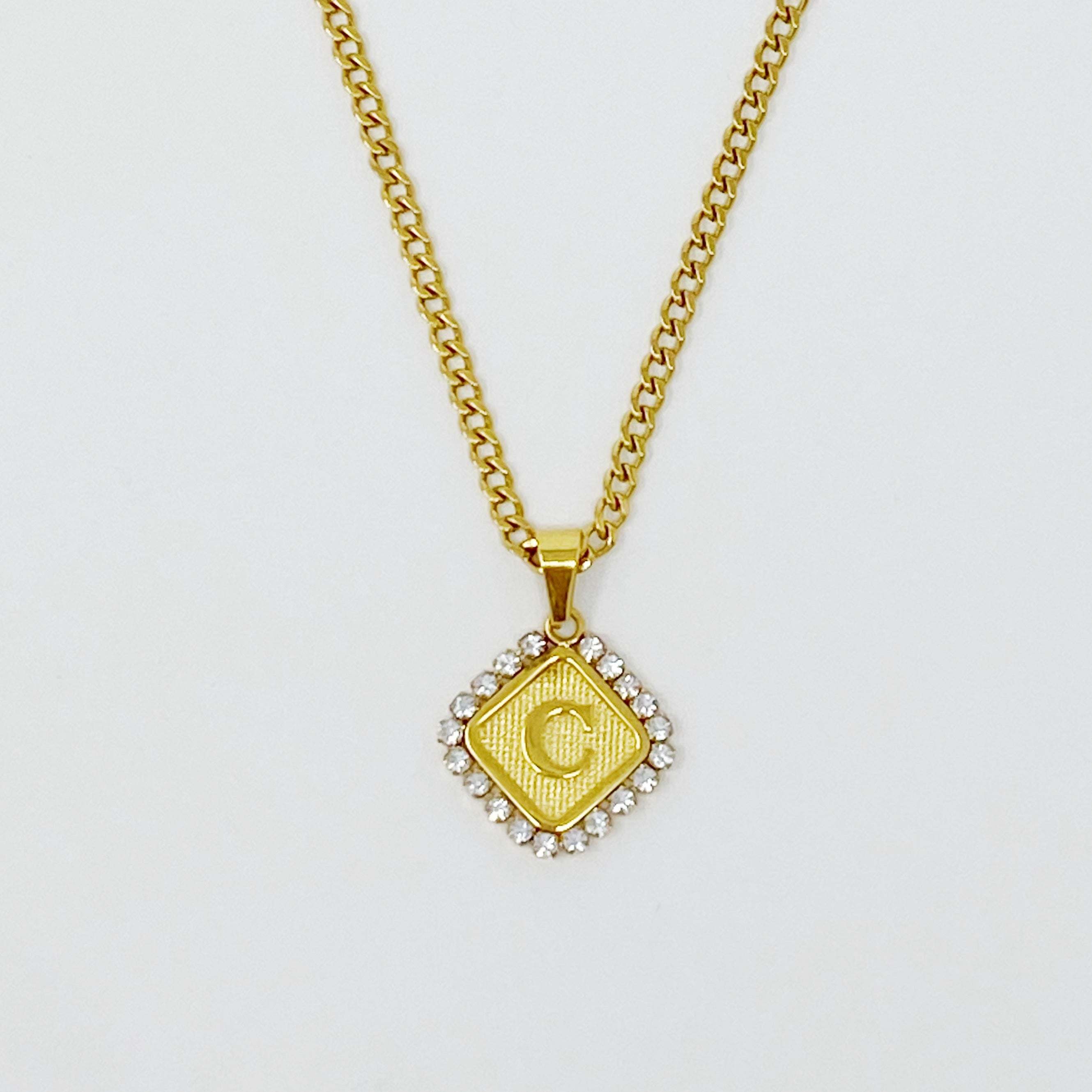 Aztec Delight Initial Necklace