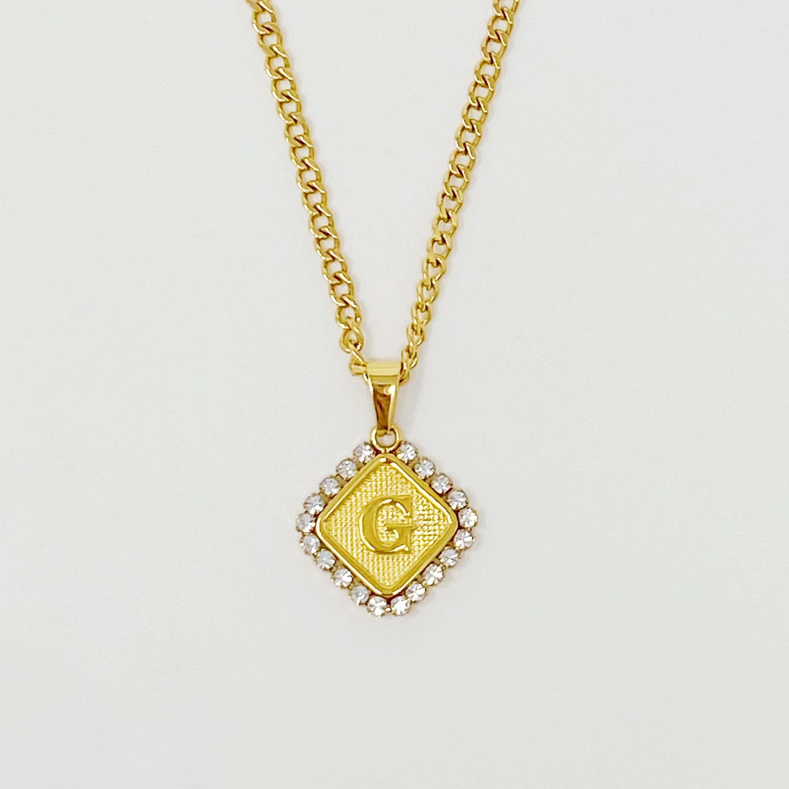 Aztec Delight Initial Necklace
