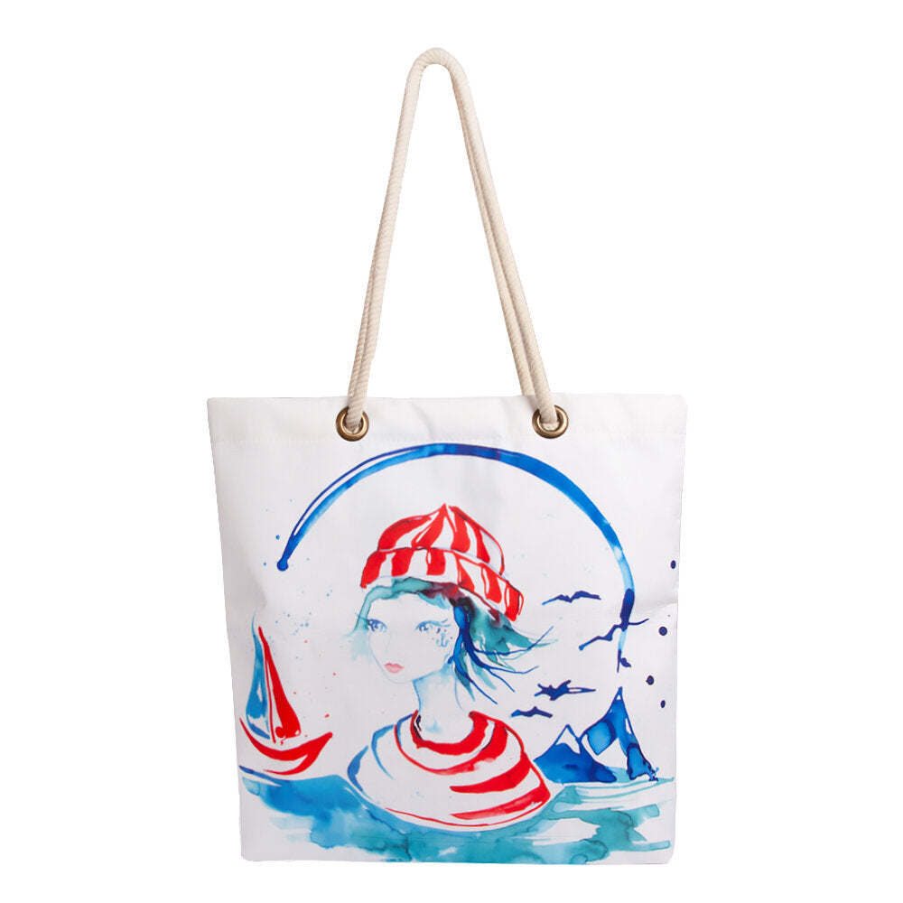 Anemoss Sailor Girl Beach Bag