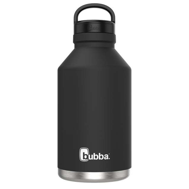 railblazer Insulated Stainless Steel Growler with Wide Mouth Lid,64 oz., Rubberized