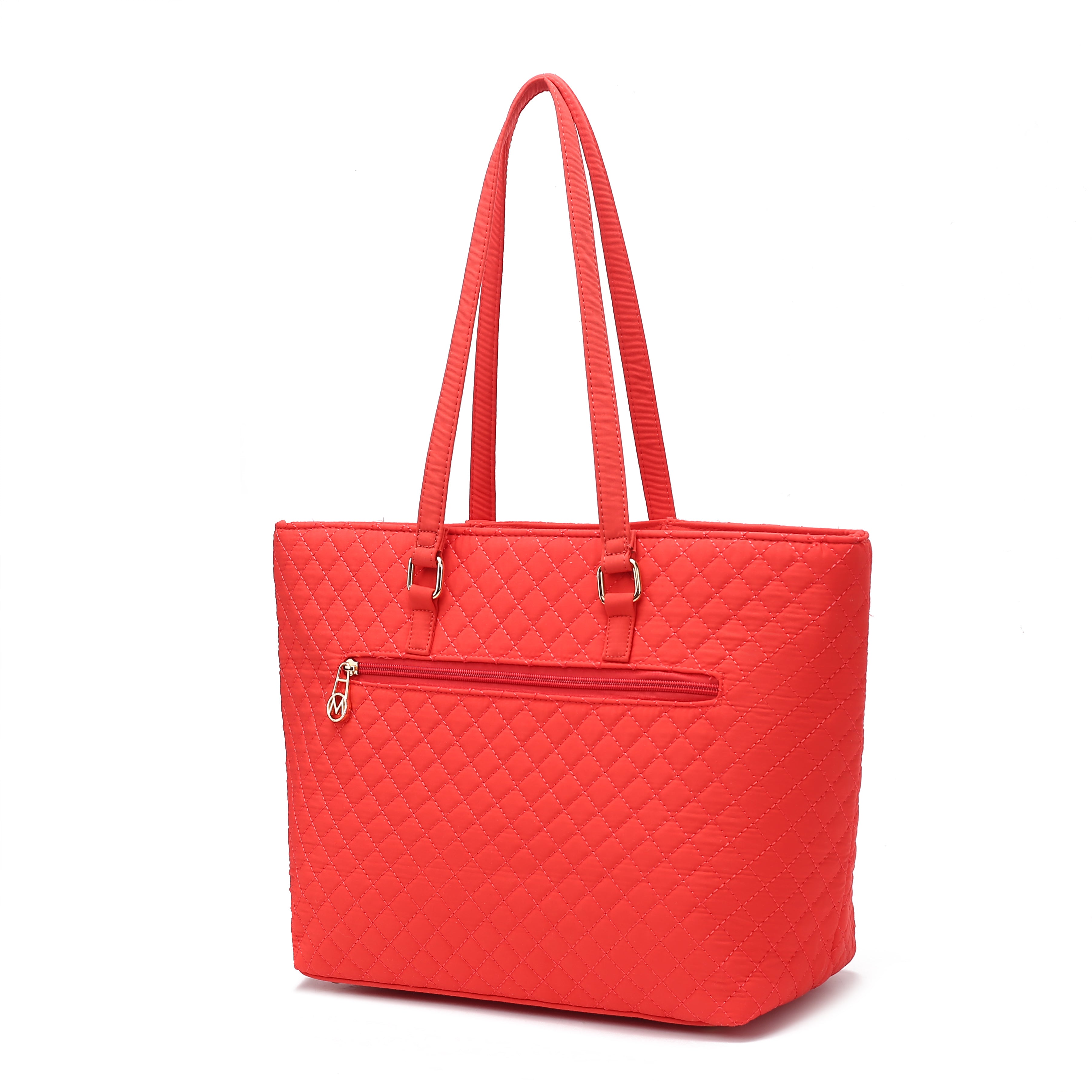 Hallie Solid Quilted Cotton Women Tote Bag