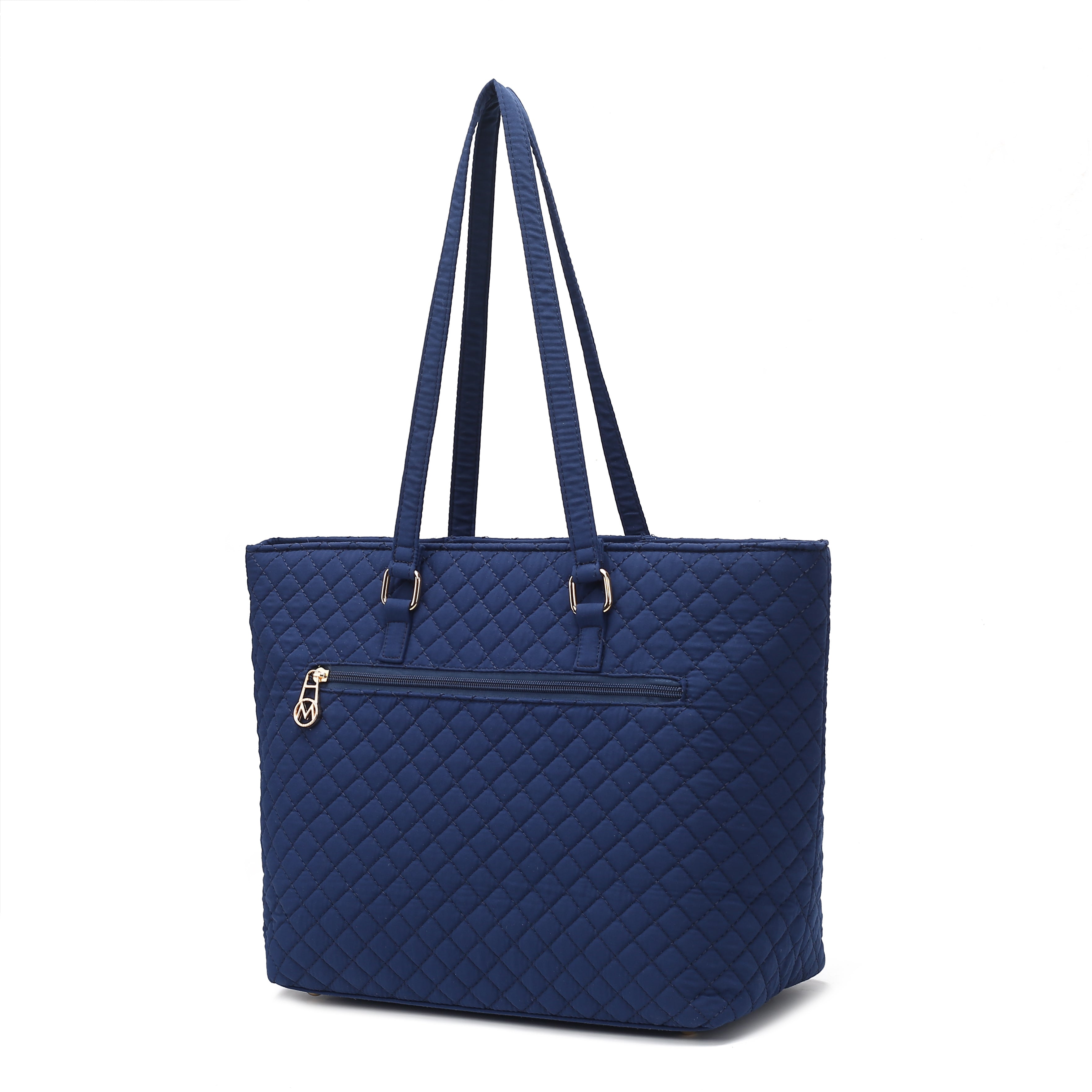 Hallie Solid Quilted Cotton Women Tote Bag