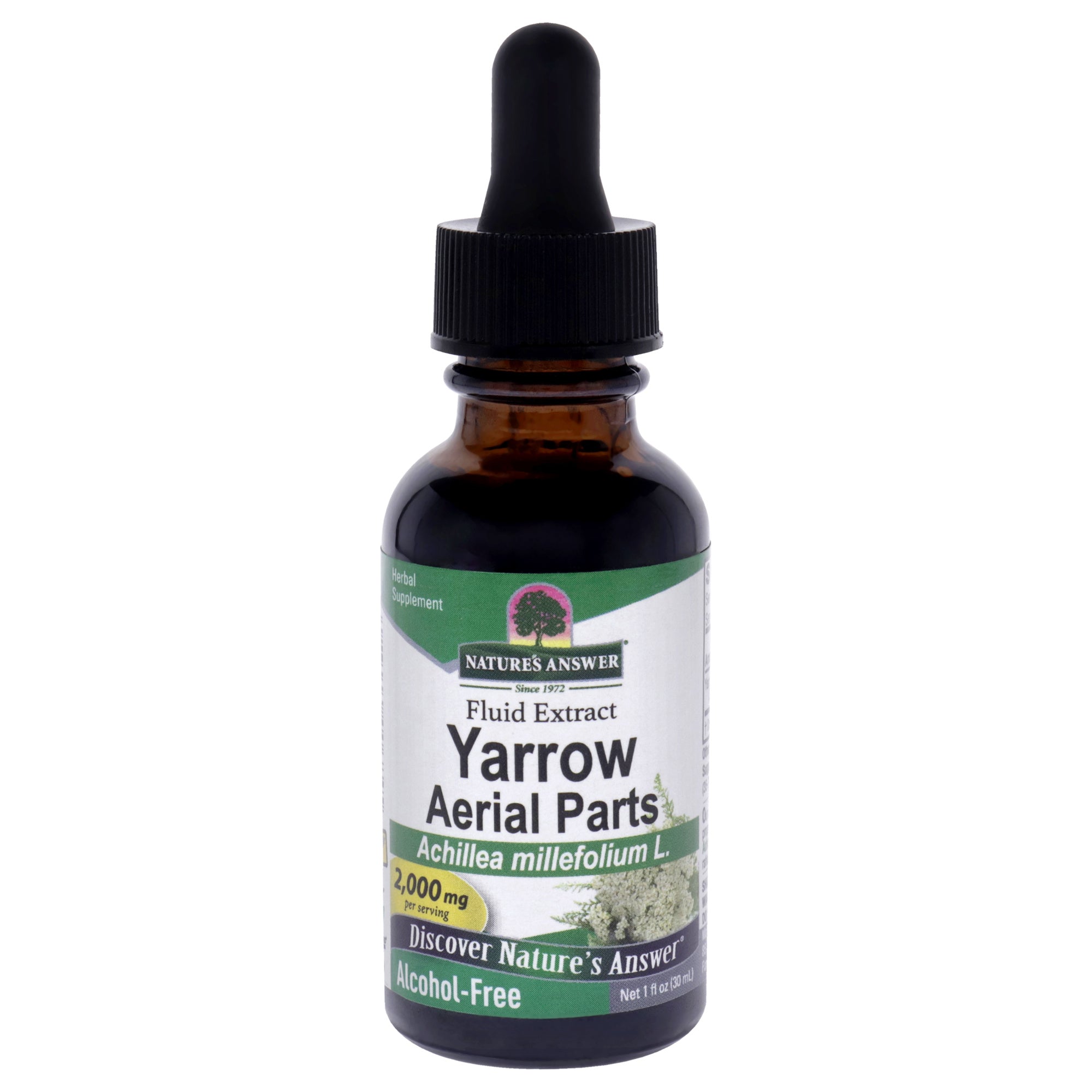 Yarrow Aerial Parts Extract AF - 2000 mg by Natures Answer for Unisex - 1 oz Dietary Supplement