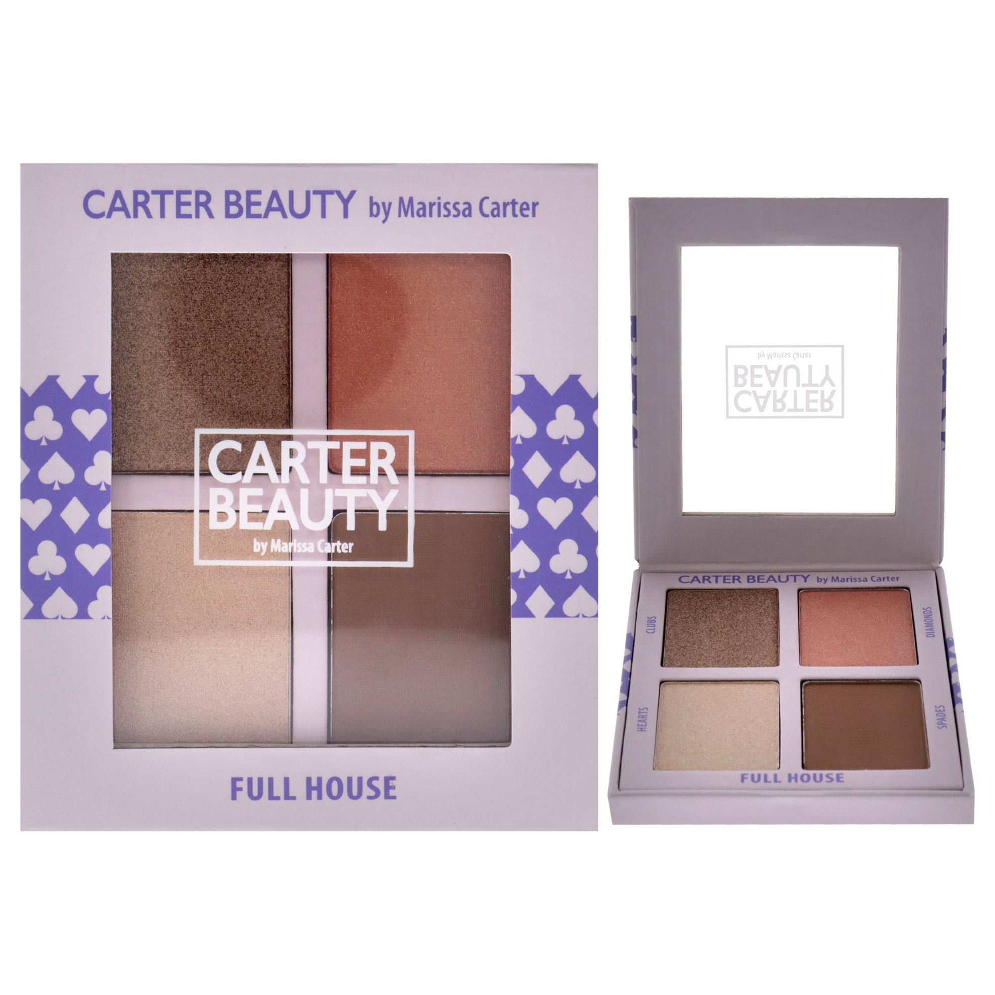 Mixed Face Palette - Full House by Carter Beauty for Women - 0.4 oz Makeup