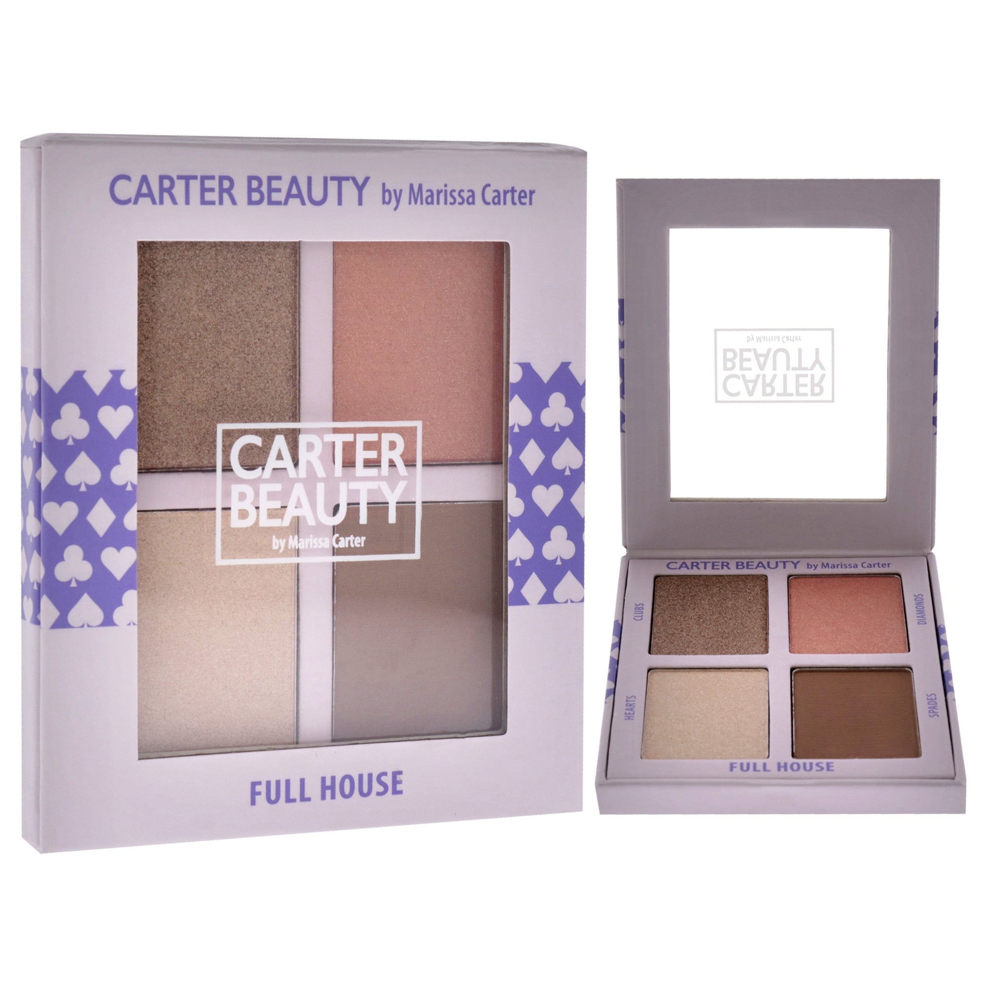 Mixed Face Palette - Full House by Carter Beauty for Women - 0.4 oz Makeup