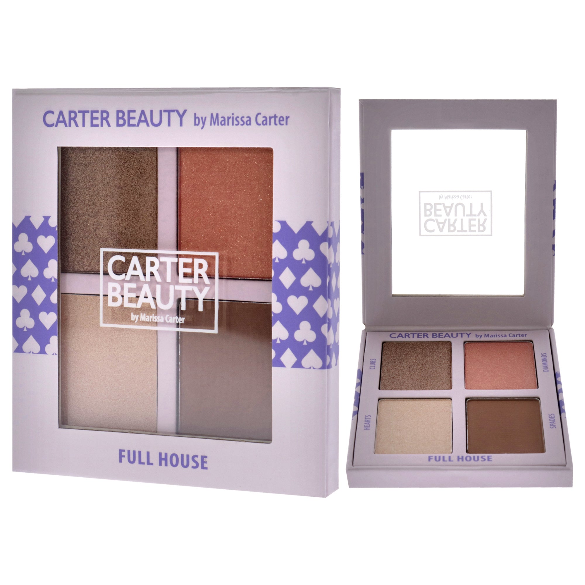Mixed Face Palette - Full House by Carter Beauty for Women - 0.4 oz Makeup