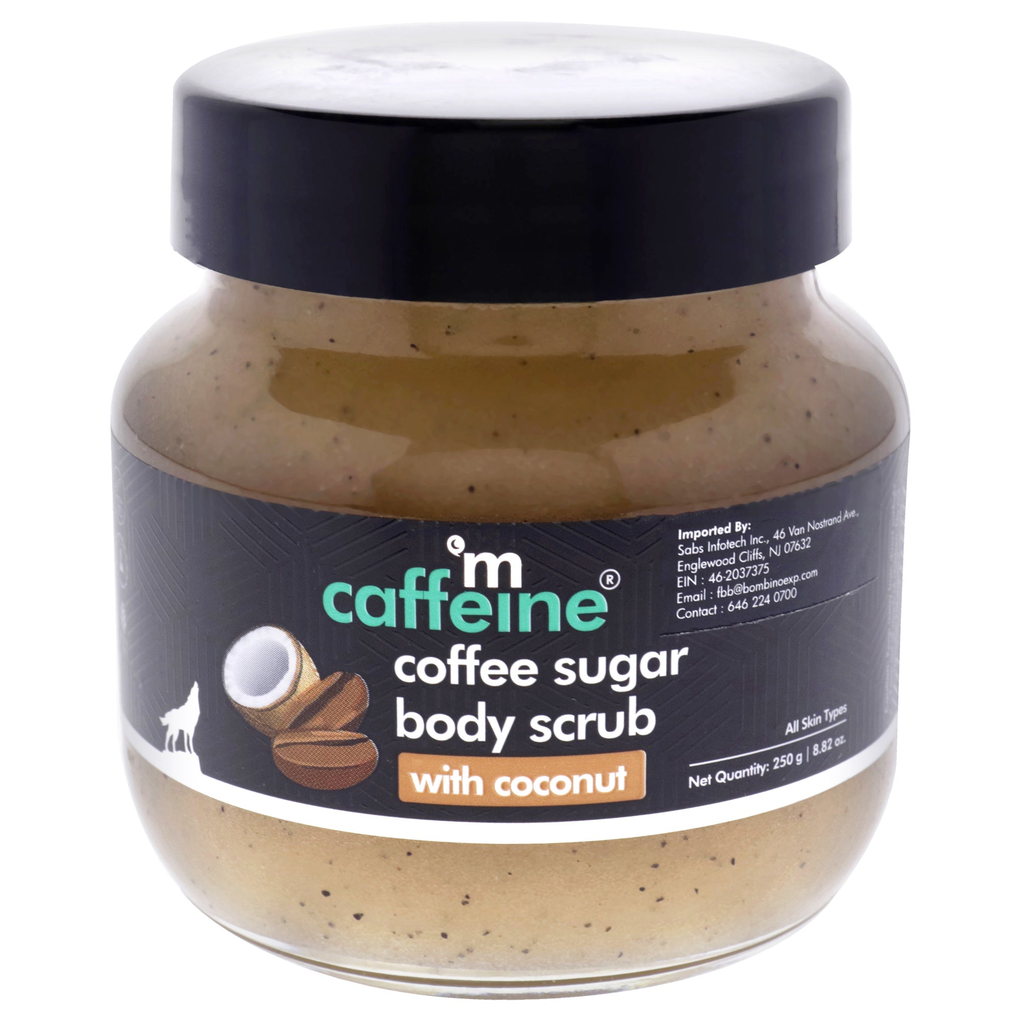 Coffee Sugar Body Scrub - Coconut - All Skin Types by mCaffeine for Unisex - 8.82 oz Scrub