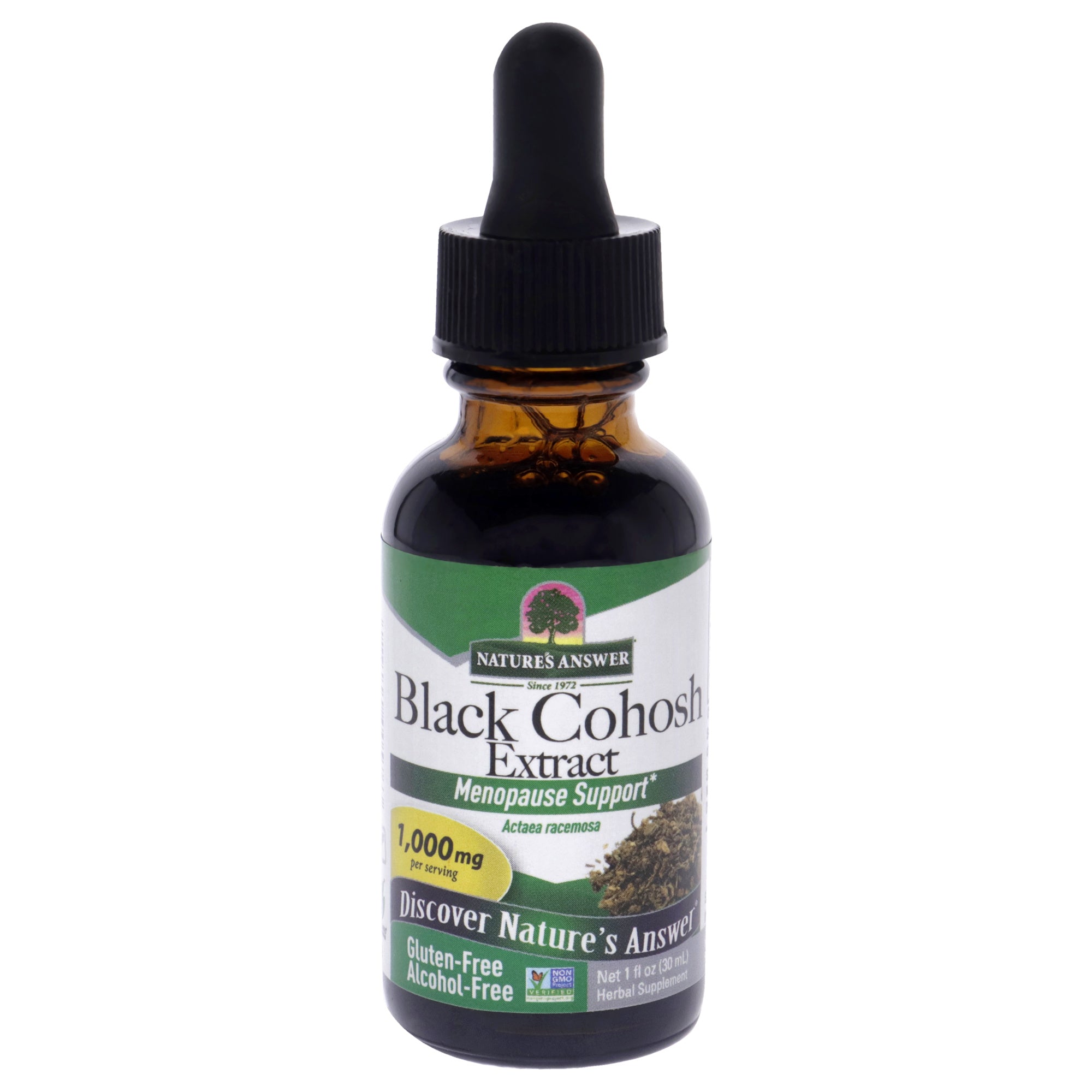 Black Cohosh Extract AF - 1000 mg by Natures Answer for Women - 1 oz Dietary Supplement