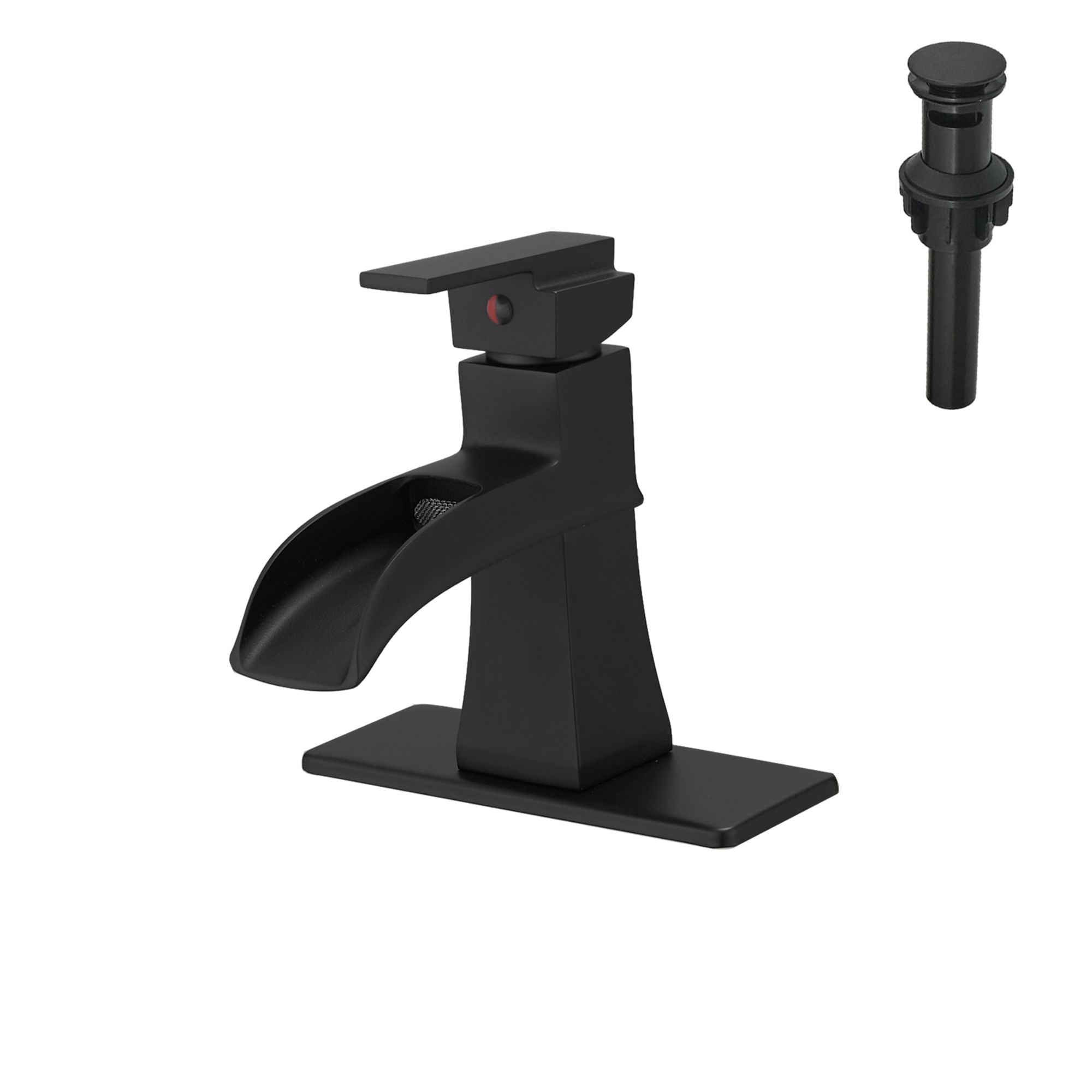 New Waterfall bathroom faucet, single handle bathroom sink faucet