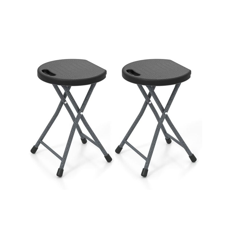 Portable Folding Stool with Built-in Handle for Traveling