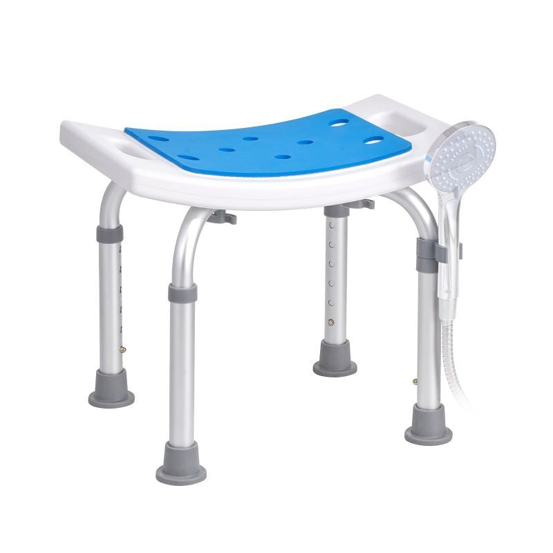 Adjustable Height Bath Seat Stool for Elderly Disabled Adults Handicap