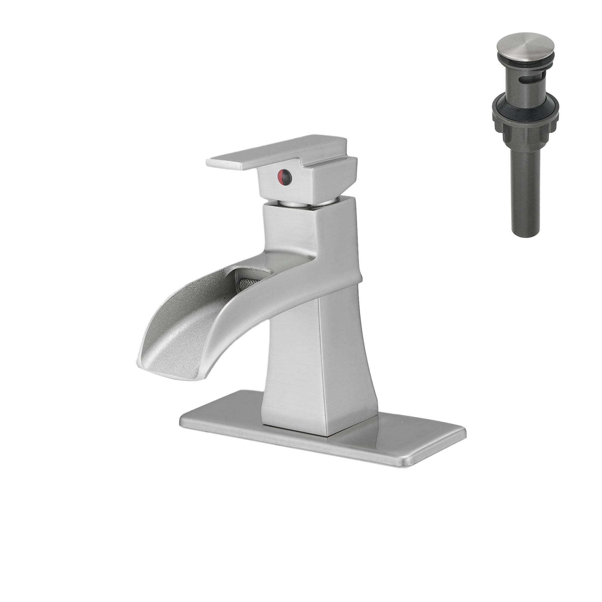 New Waterfall bathroom faucet, single handle bathroom sink faucet