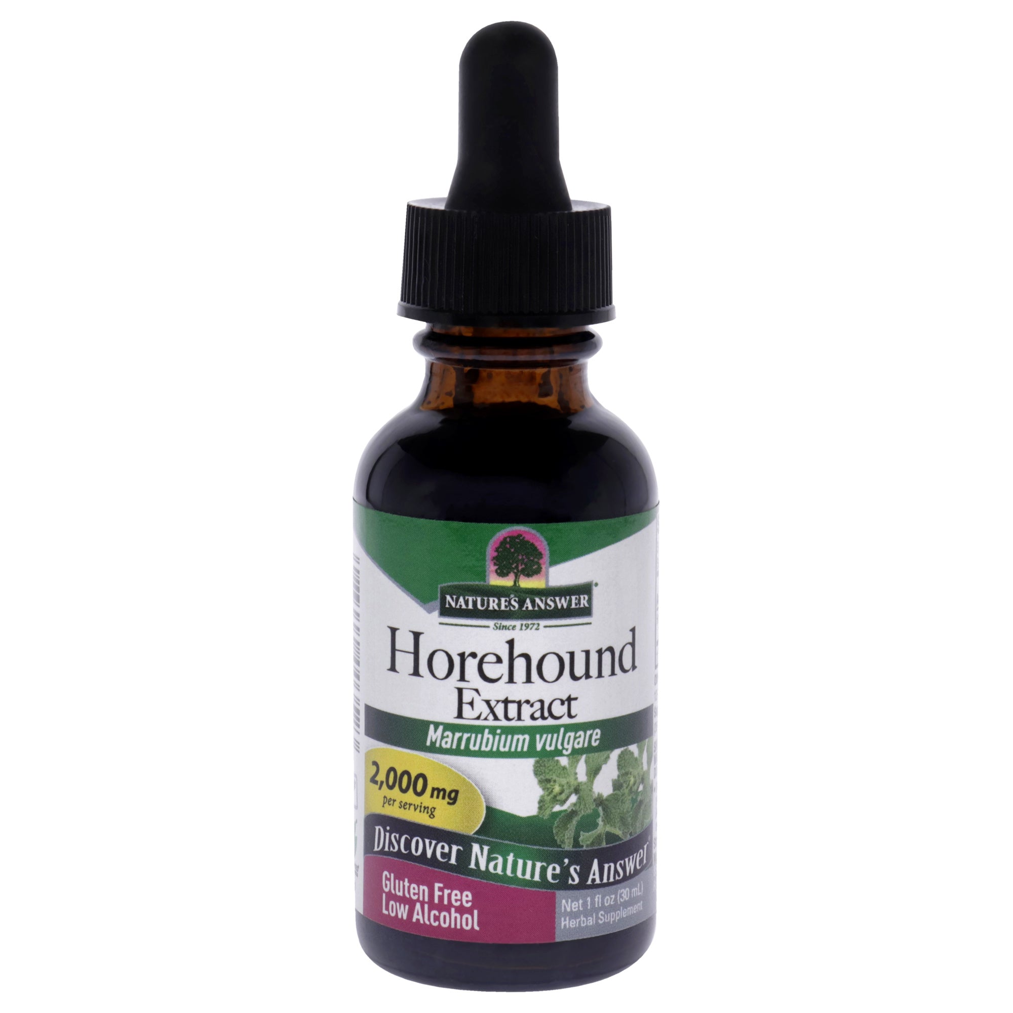 Horehound Extract - 2000mg by Natures Answer for Unisex - 1 oz Dietary Supplement