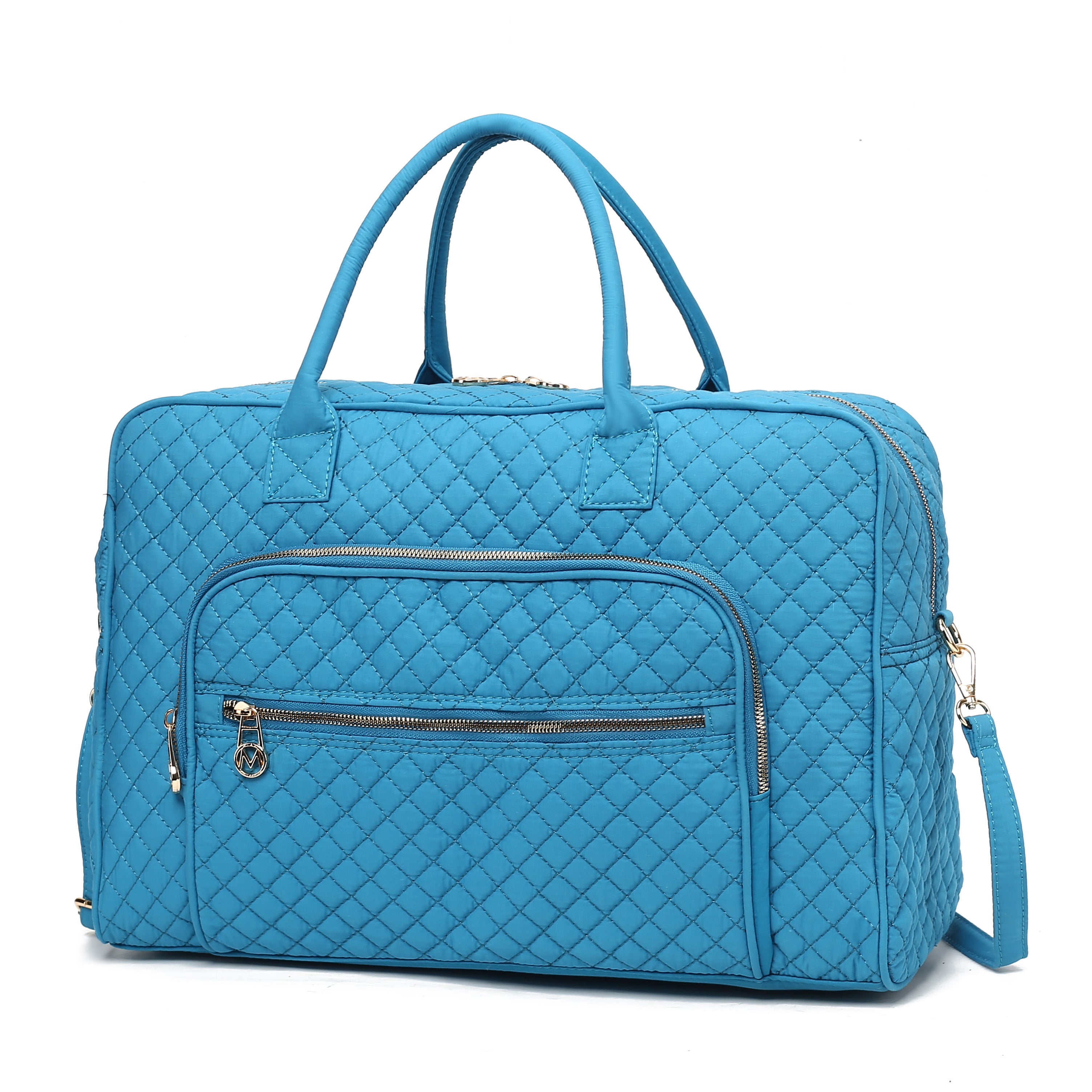 Jayla Solid Quilted Cotton Women Duffle Bag