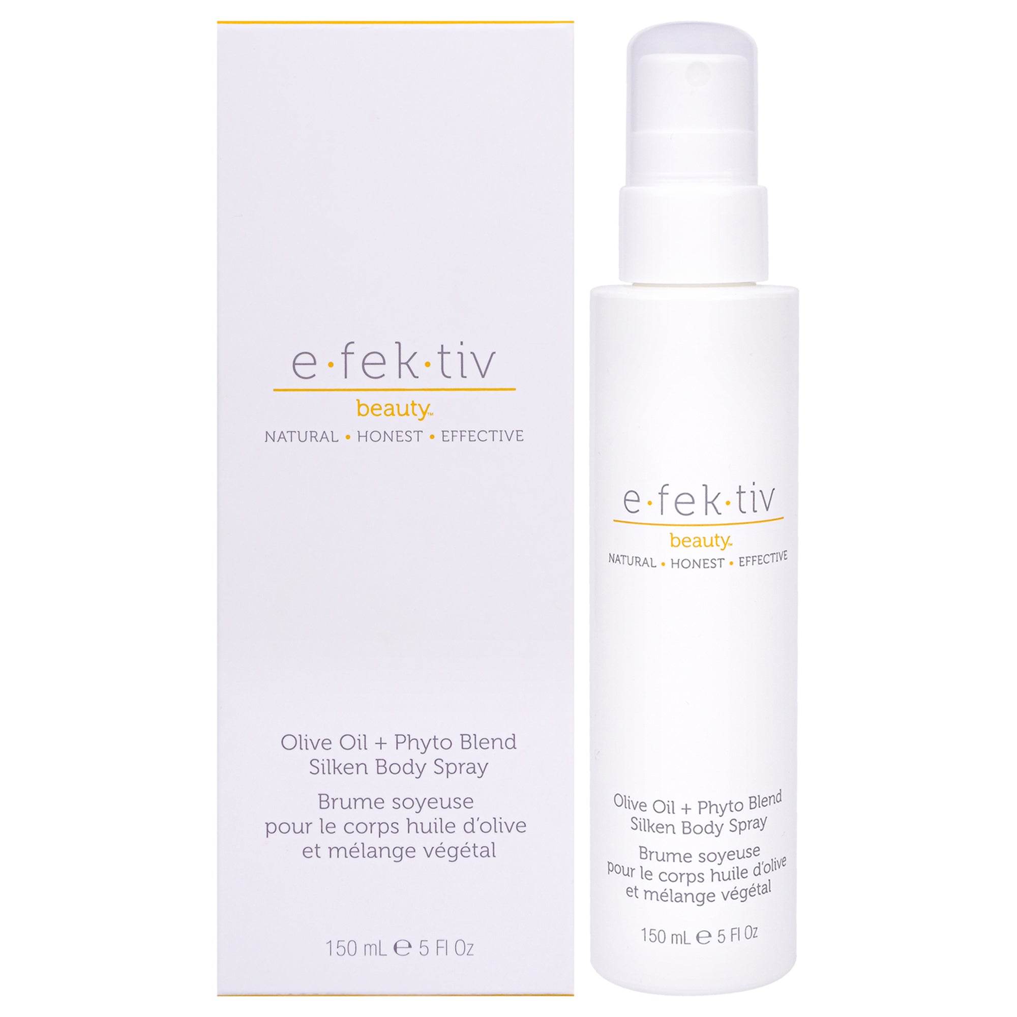 Olive Oil Plus Phyto Blend Silken Body Spray by e.fek.tiv for Unisex - 5 oz Body Spray