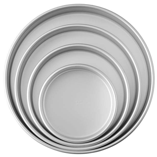 Performance Pans Aluminum Round Cake Pans Set, 4-Piece