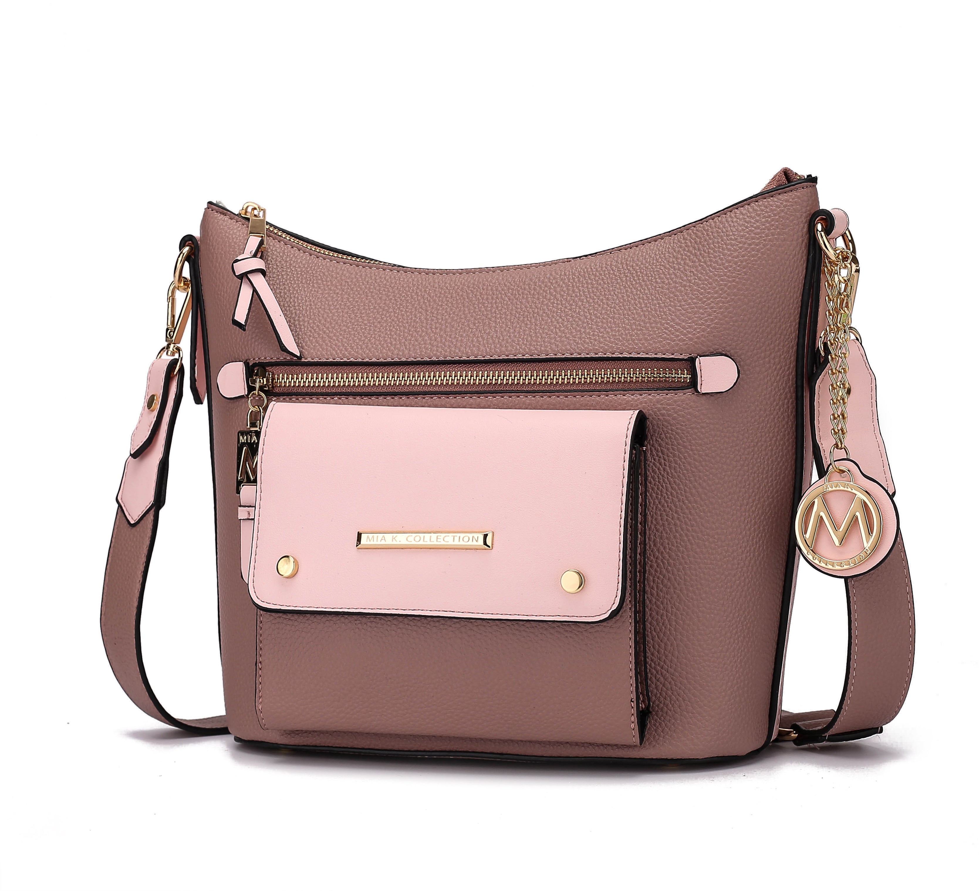 Serenity Color Block Vegan Leather Women Crossbody Bag