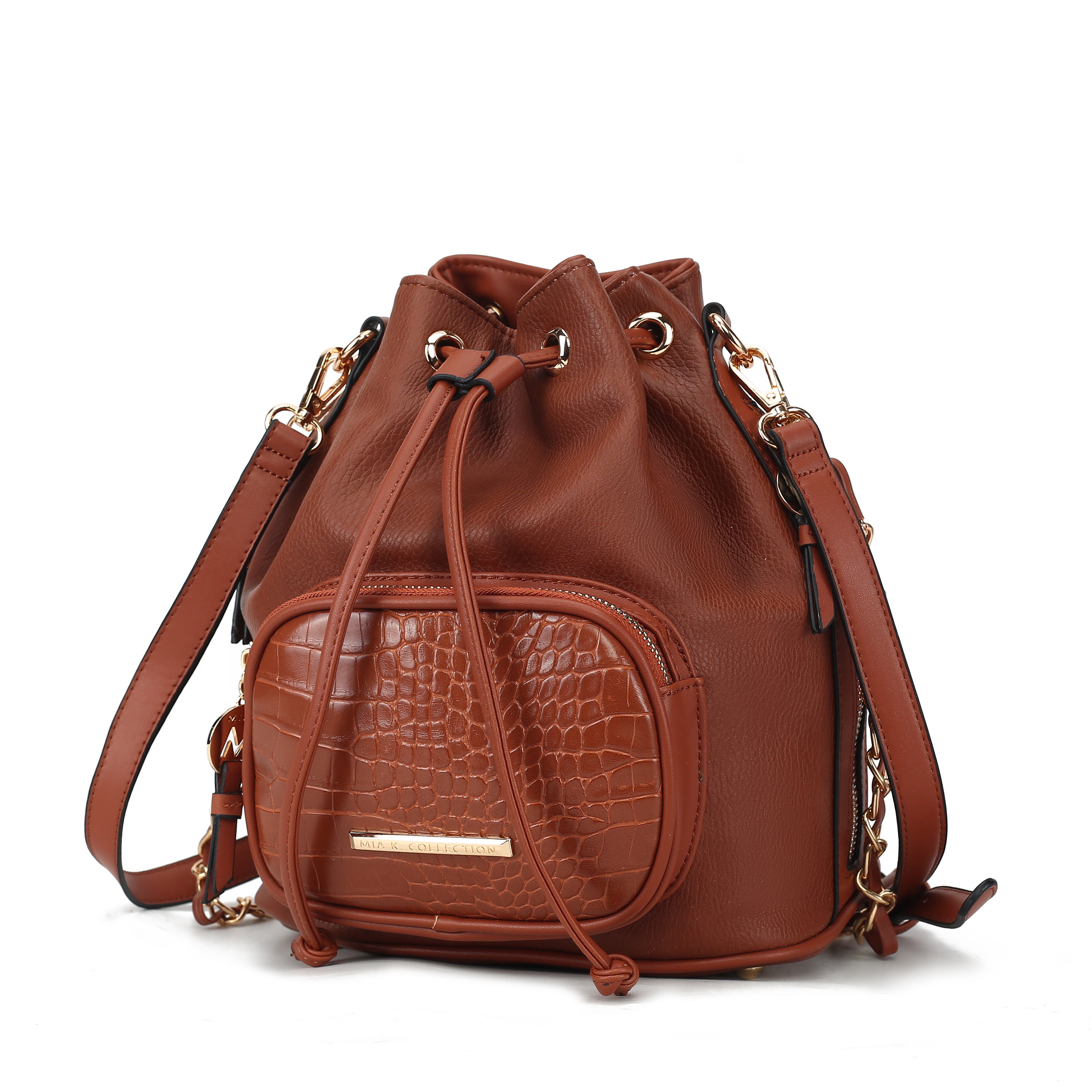 Azalea Vegan Leather Women Bucket Bag