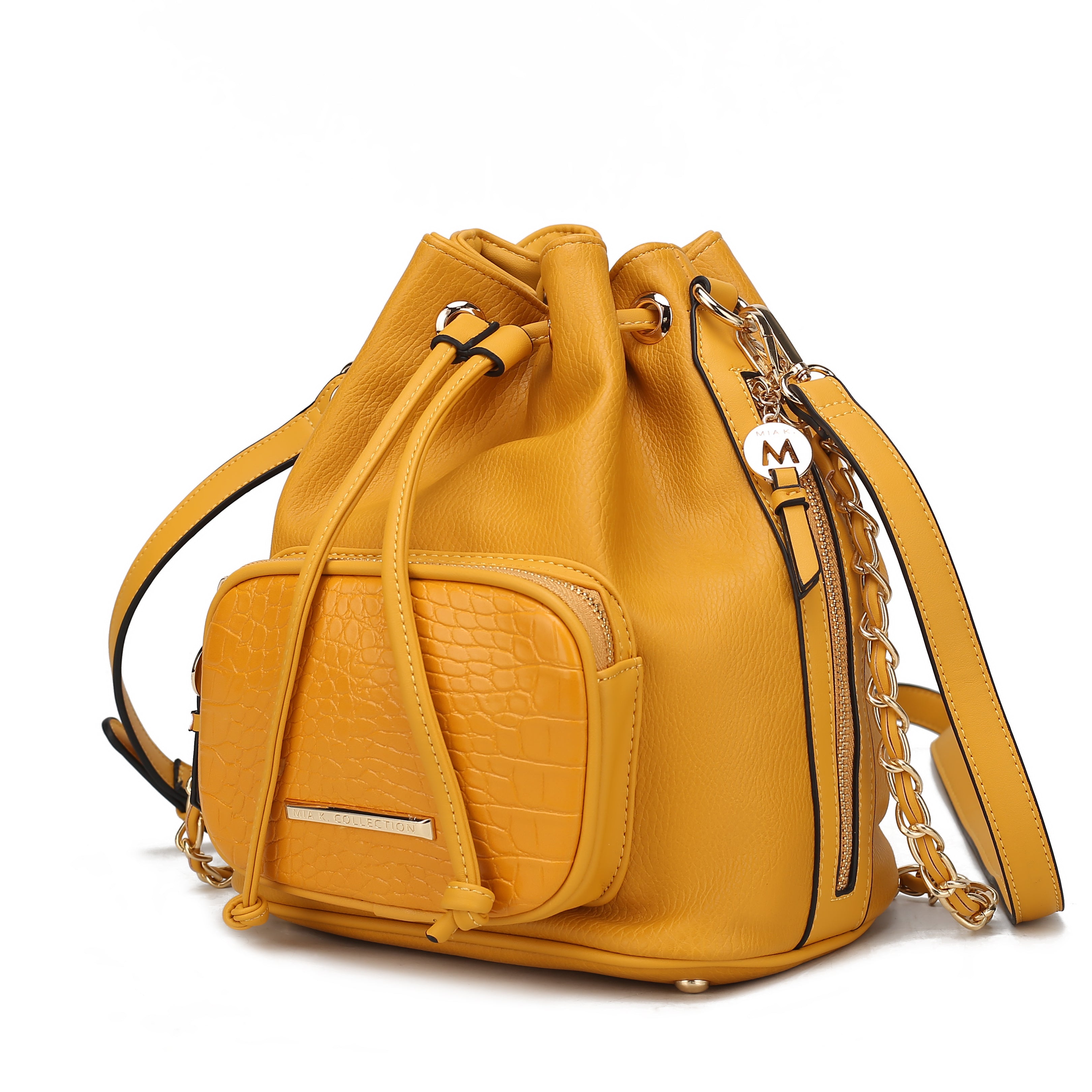 Azalea Vegan Leather Women Bucket Bag