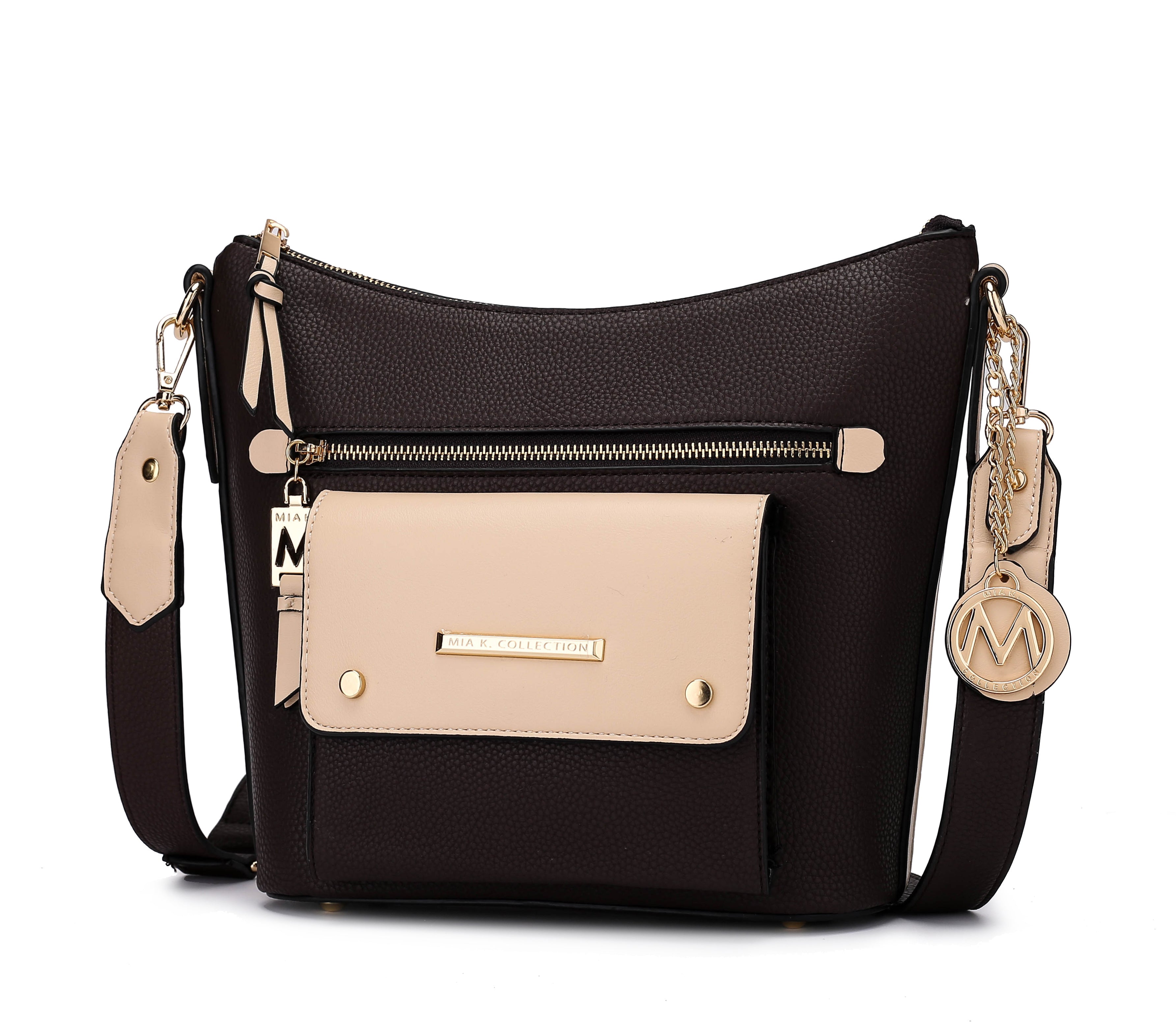 Serenity Color Block Vegan Leather Women Crossbody Bag