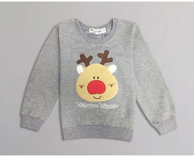 Christmas Clothes Family Matching Clothes 100%Cotton T-shirt Mother Father Baby Clothes Family Outfits Family Clothes CE120