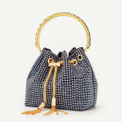 Women Ceramic Beads Tassel Crossbody Bags