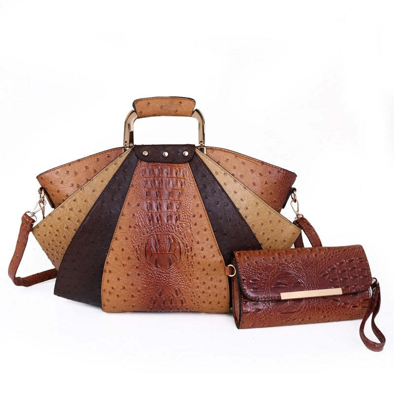 2PCS Fashion Female Bag Luxury Designer Handbag High Quality Leather Ladies Shoulder Bag Woman Large Capacity Handbags for Wome