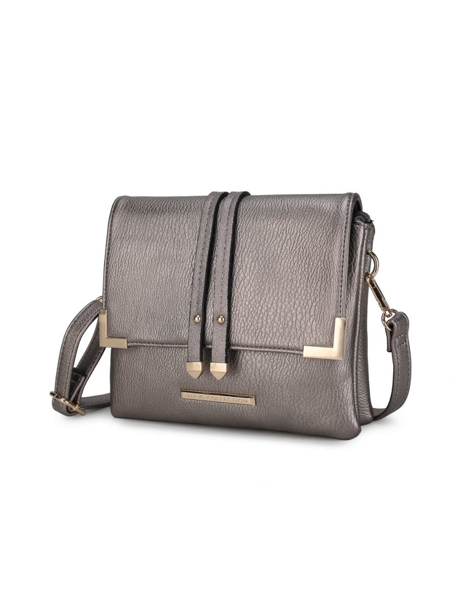 MKF Collection Valeska Multi Compartment Crossbody by Mia k