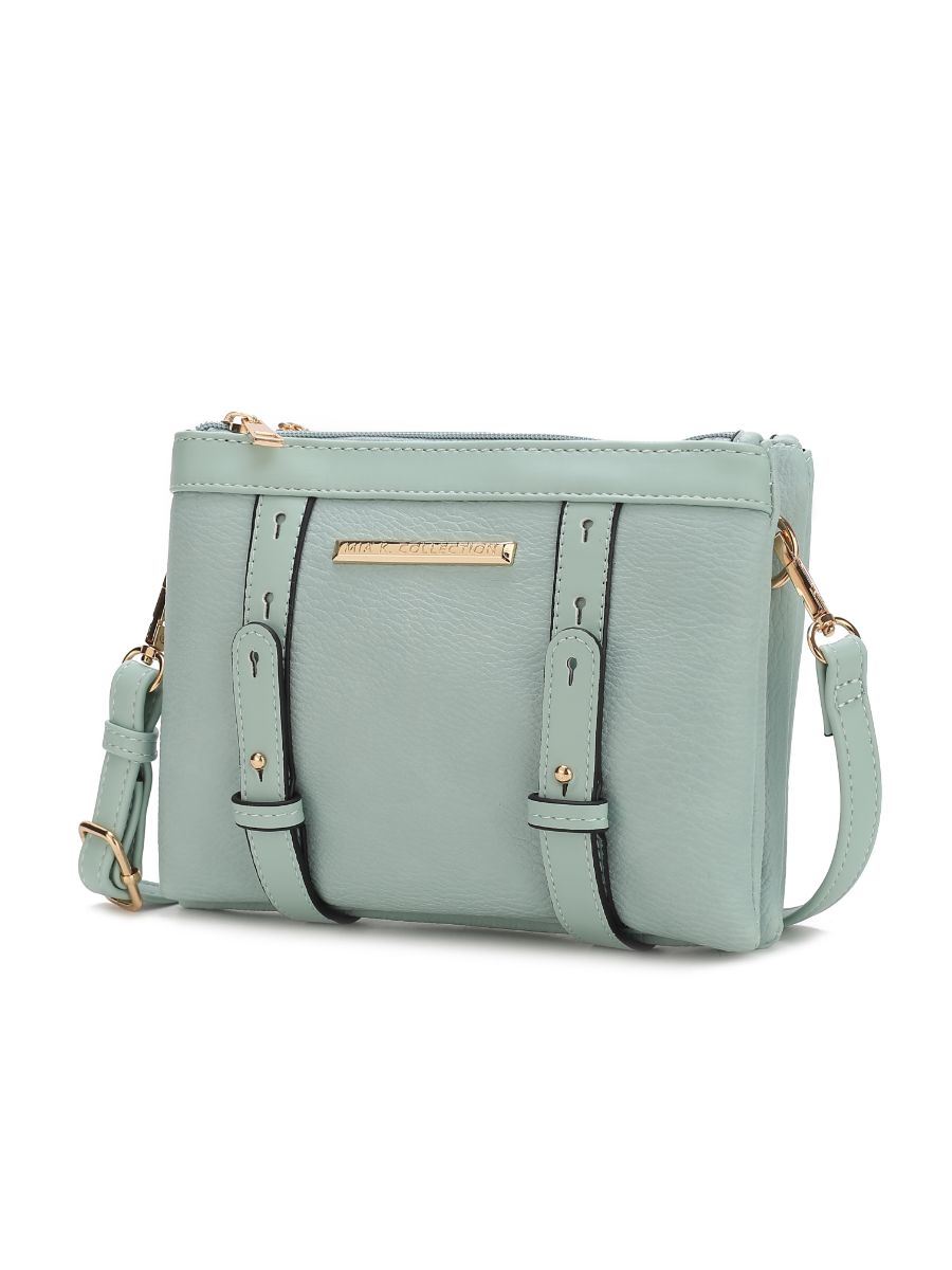 MKF Collection Elsie Multi Compartment Crossbody Bag by Mia k