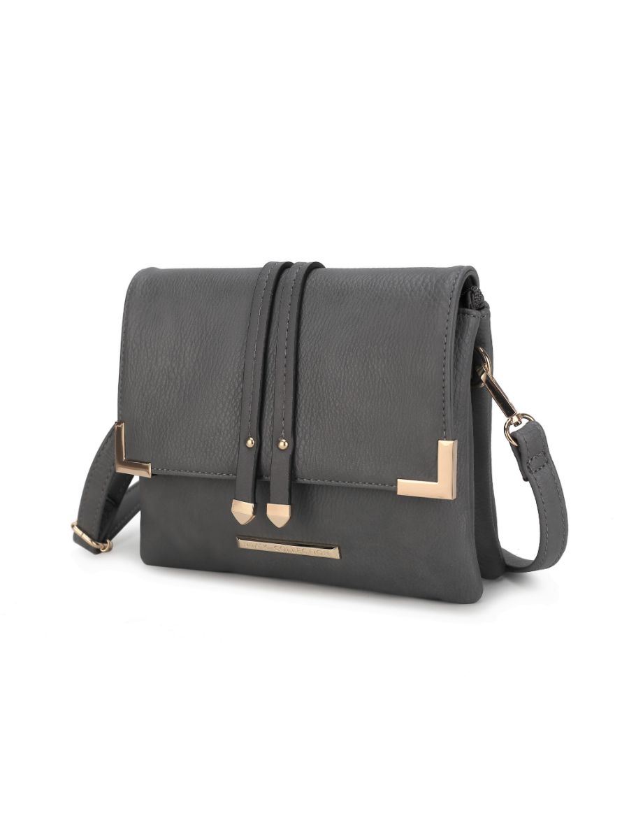 MKF Collection Valeska Multi Compartment Crossbody by Mia k