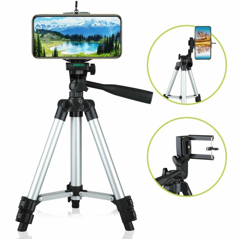 Portable Tripod Camera Tripod Stand Holder Mount for Cell Phone