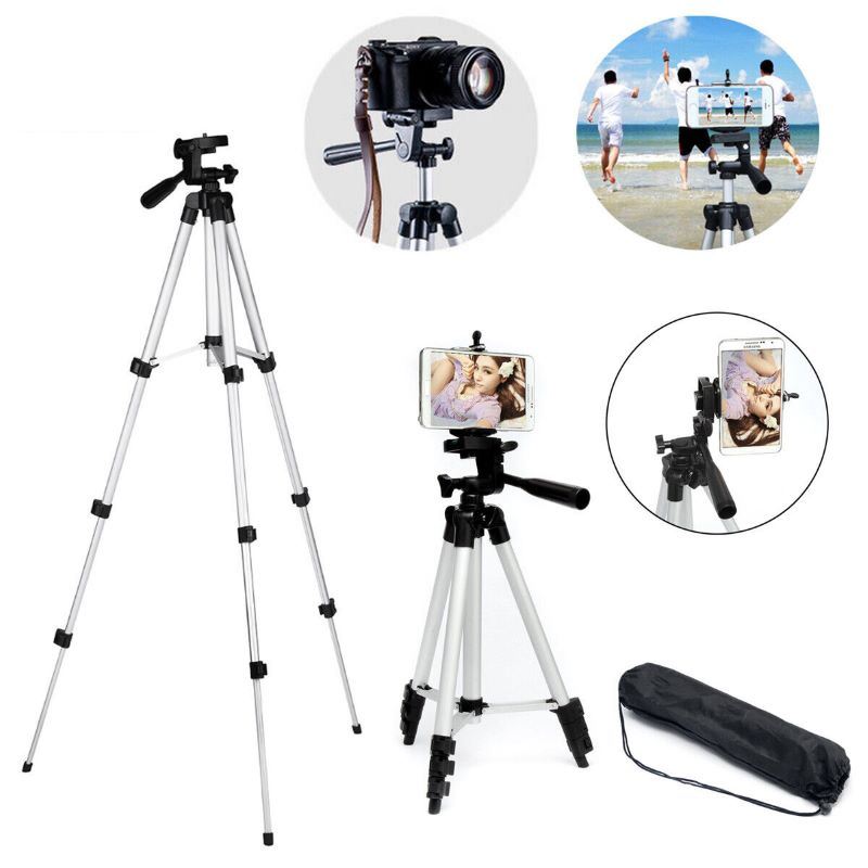 Portable Tripod Camera Tripod Stand Holder Mount for Cell Phone
