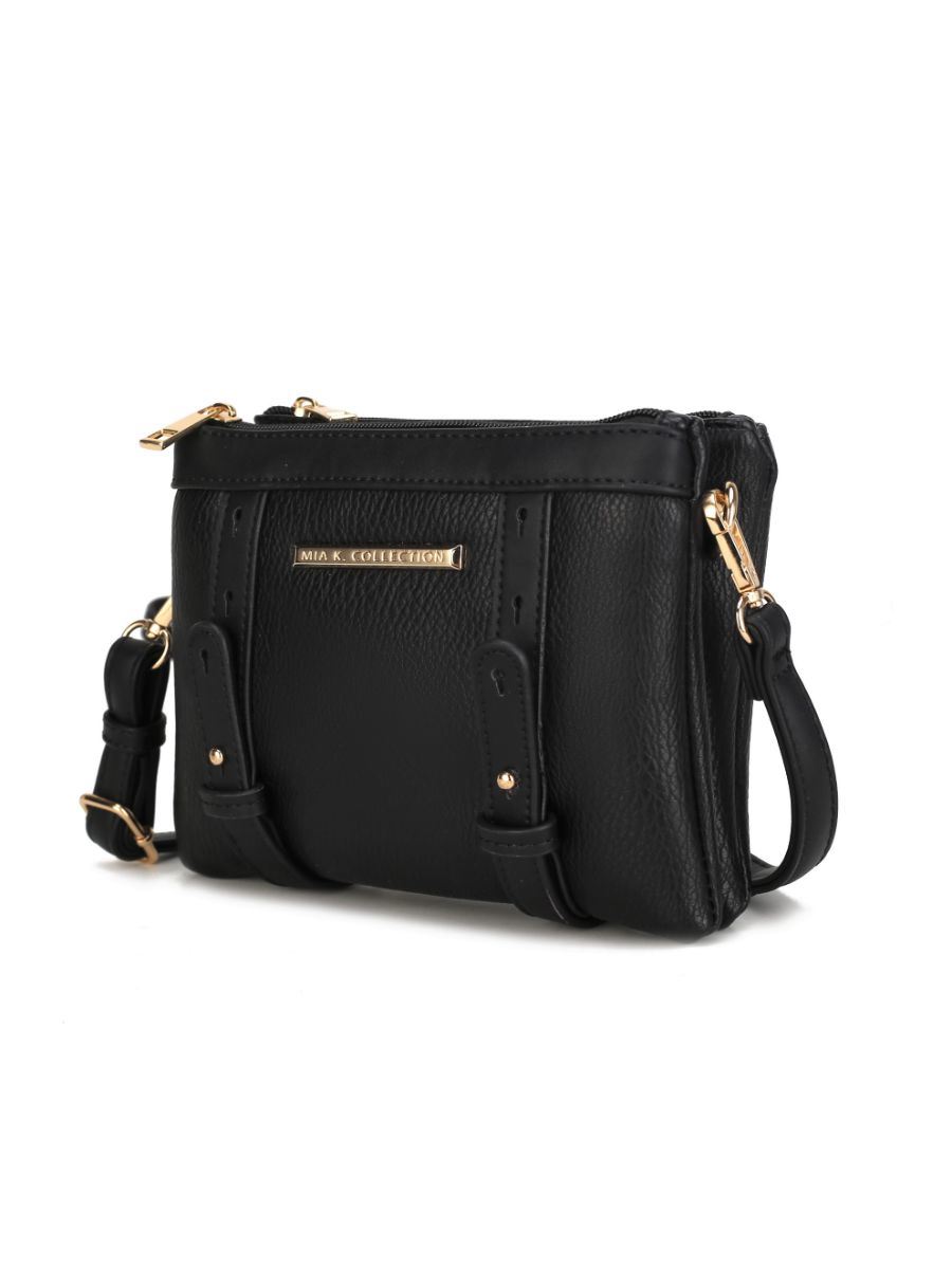 MKF Collection Elsie Multi Compartment Crossbody Bag by Mia k