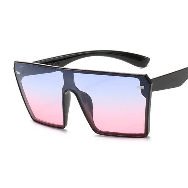 Oversized Square Sunglasses Woman Fashion Brand Big Frame Female Sun Glasses One Piece Outdoor Driver Gradient Oculos De Sol